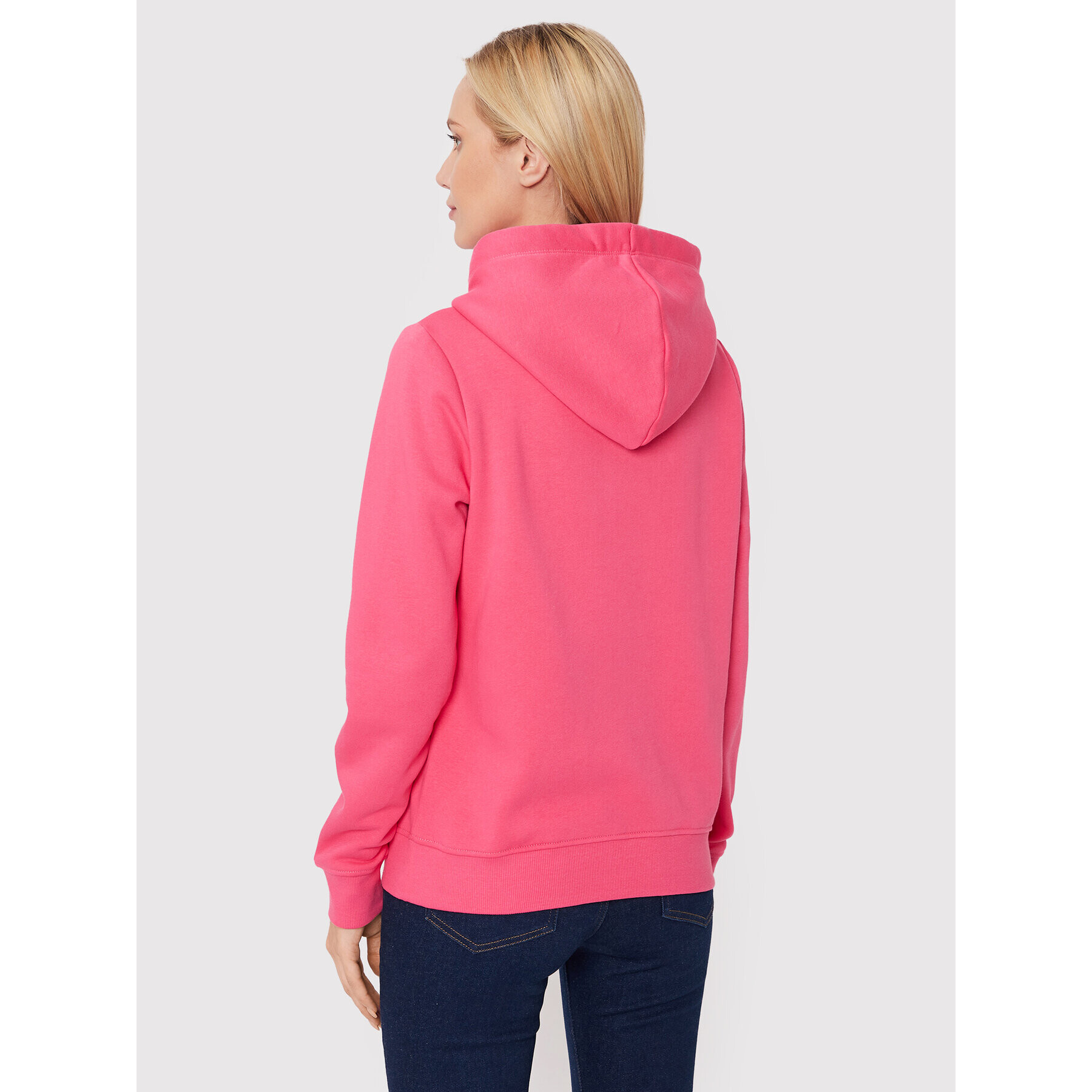 Tommy Jeans Суитшърт Linear Logo DW0DW10132 Розов Regular Fit - Pepit.bg