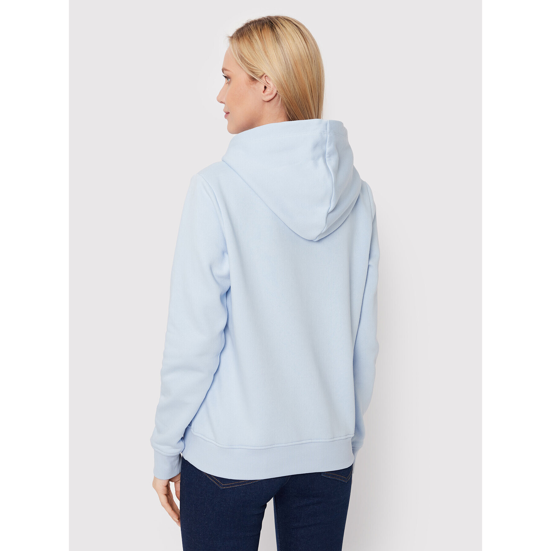Tommy Jeans Суитшърт Linear Logo DW0DW10132 Син Regular Fit - Pepit.bg