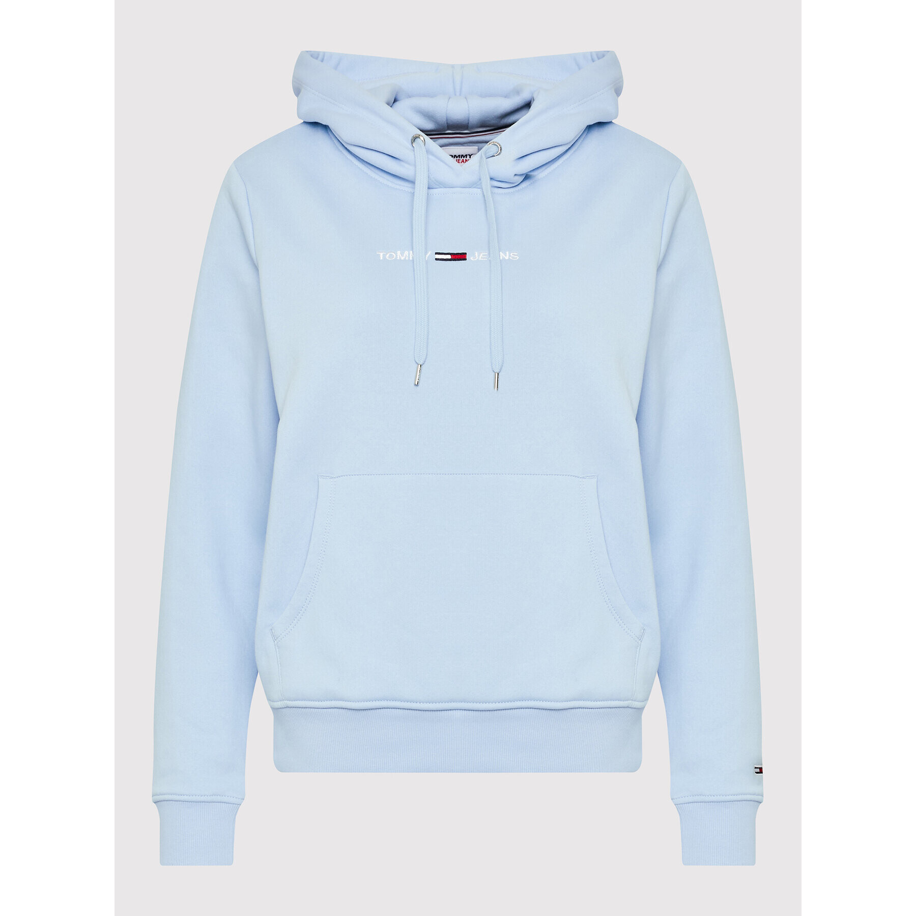 Tommy Jeans Суитшърт Linear Logo DW0DW10132 Син Regular Fit - Pepit.bg