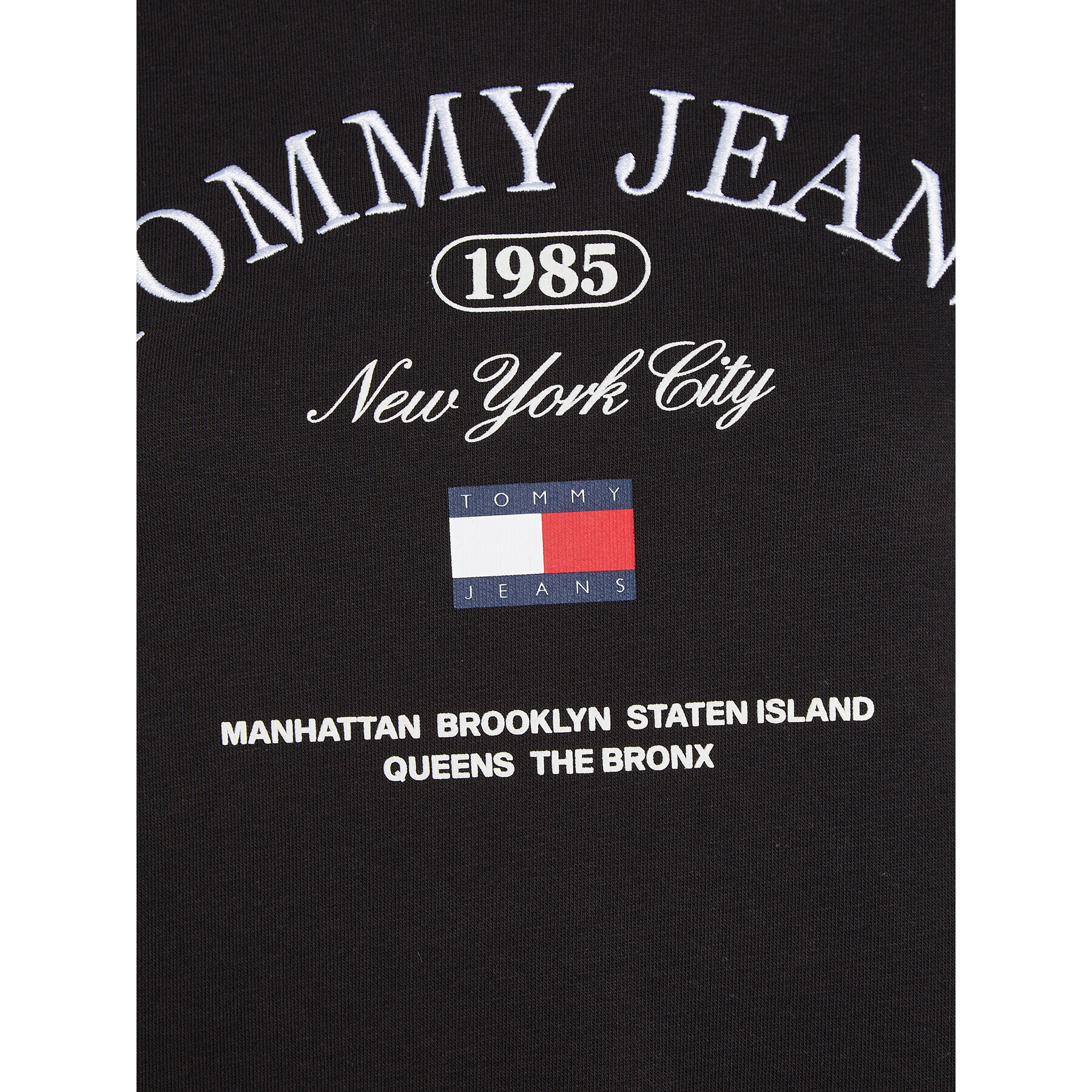 Tommy Jeans Суитшърт Lux Ath DW0DW16413 Черен Relaxed Fit - Pepit.bg