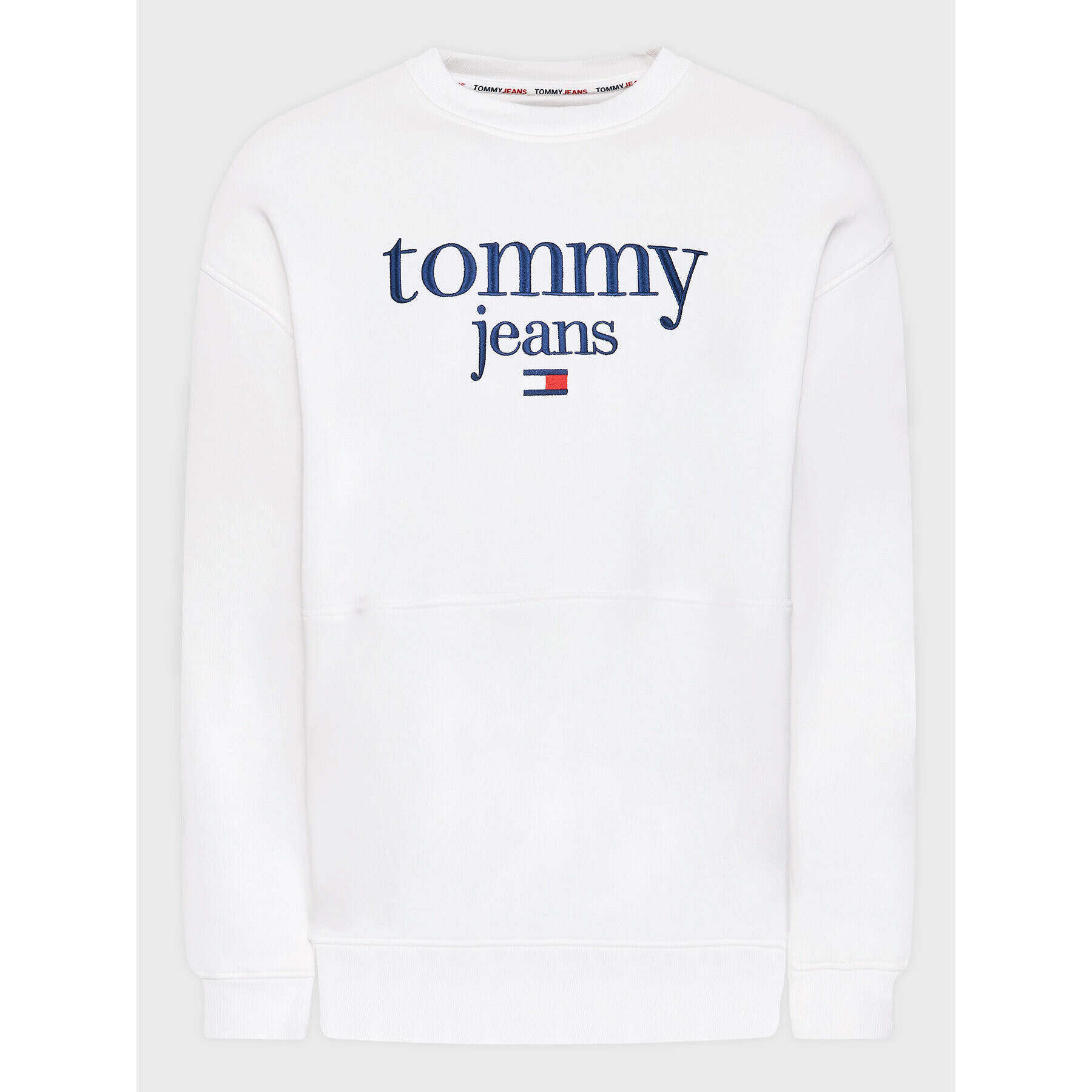 Tommy Jeans Суитшърт Modern Corp DM0DM15029 Бял Regular Fit - Pepit.bg