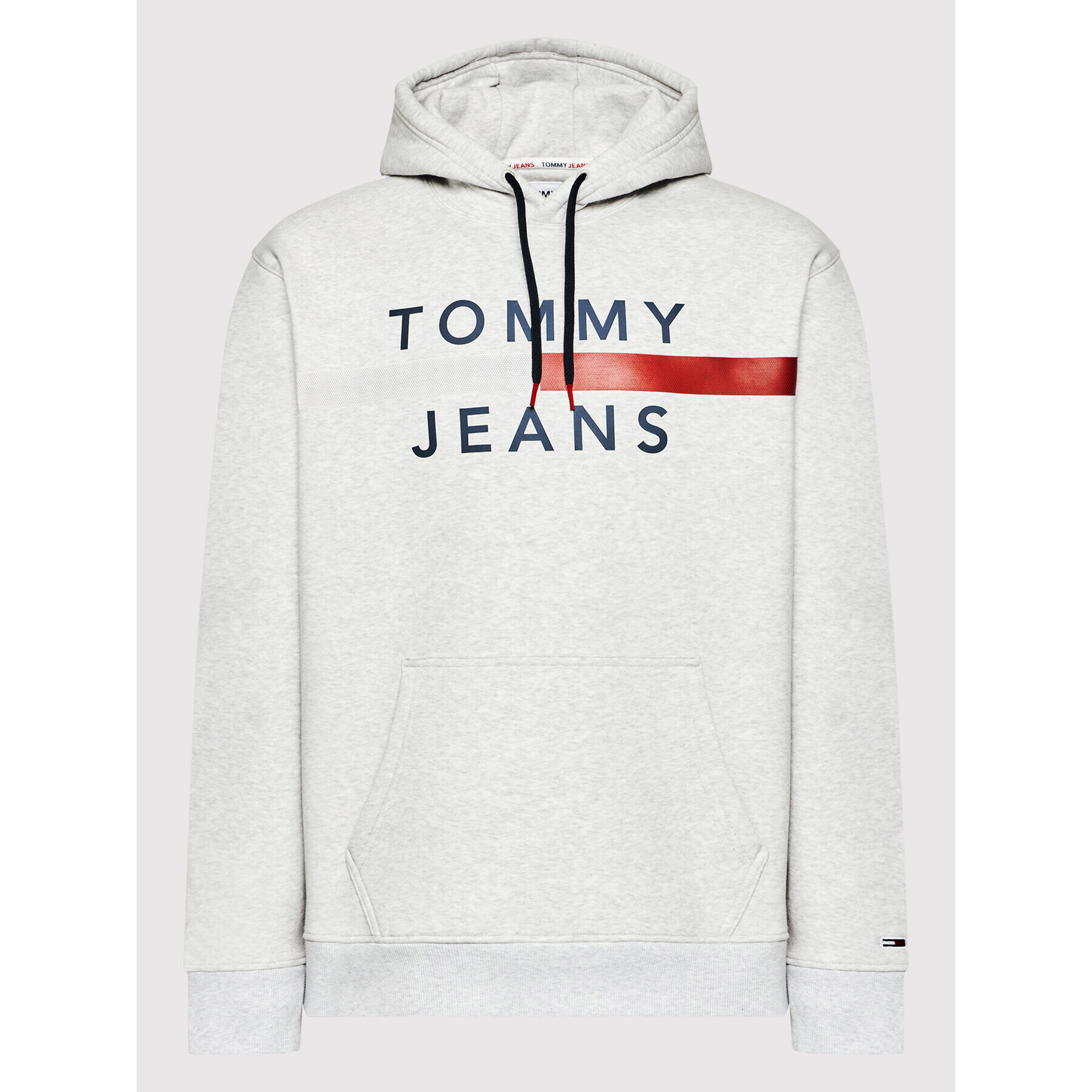 Tommy Jeans Суитшърт Reflective Flag DM0DM07410 Сив Regular Fit - Pepit.bg