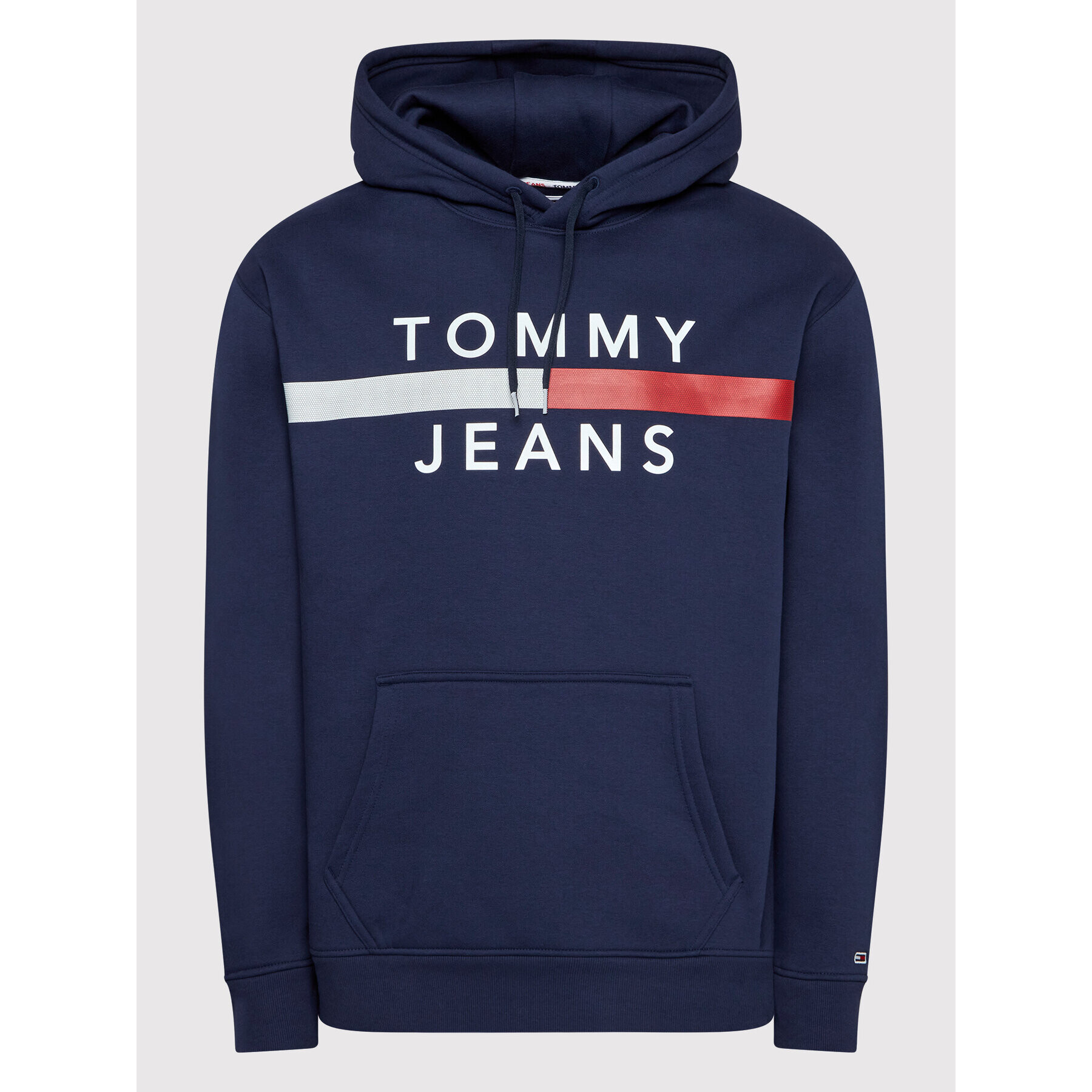 Tommy Jeans Суитшърт Reflective Flag DM0DM07410 Тъмносин Regular Fit - Pepit.bg