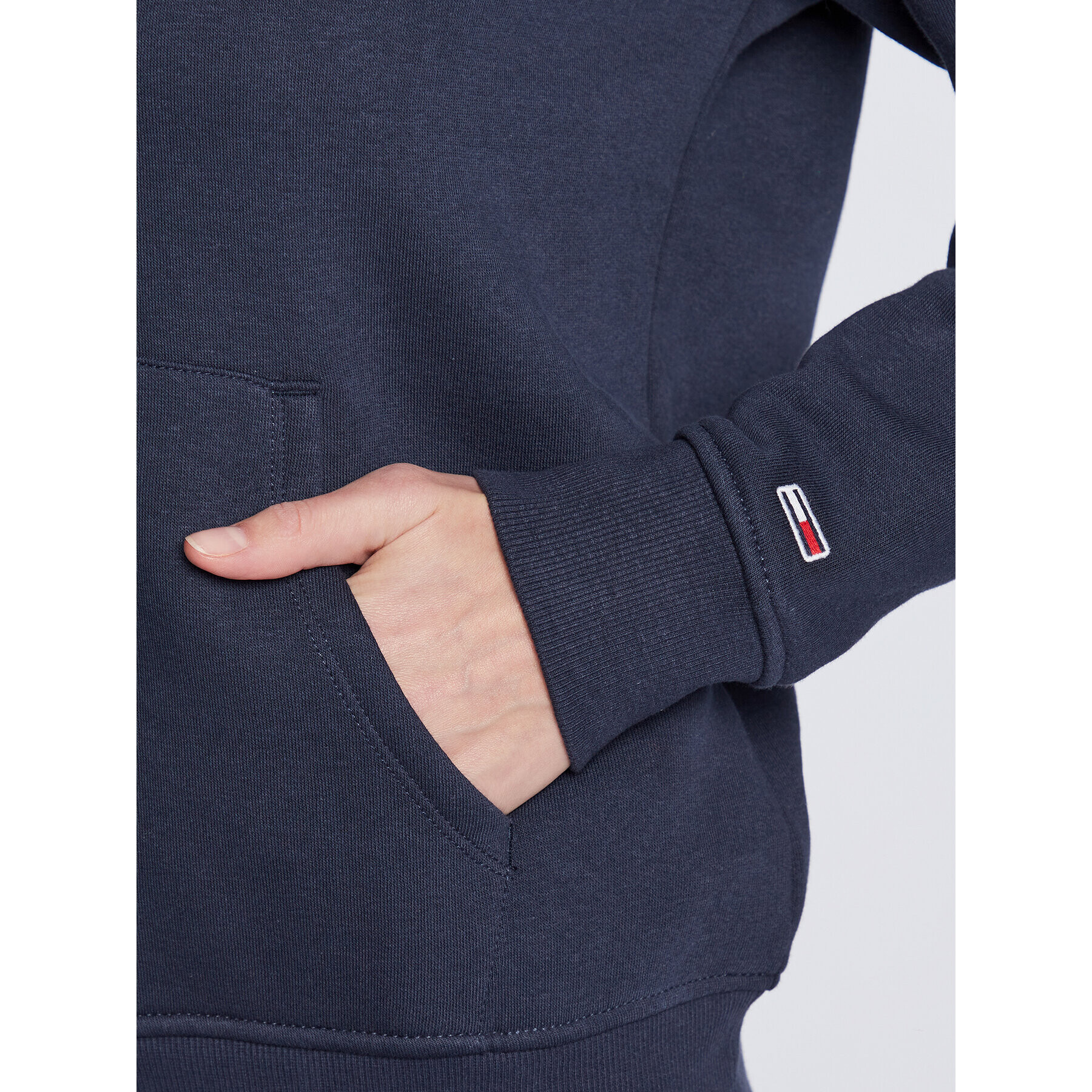 Tommy Jeans Суитшърт Serif Linear DW0DW14362 Тъмносин Regular Fit - Pepit.bg