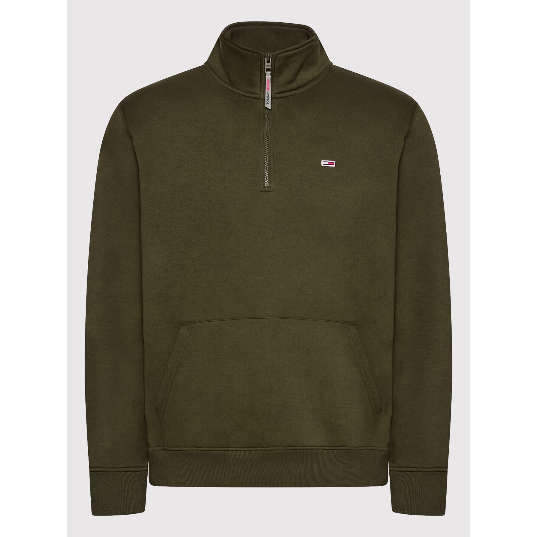 Tommy Jeans Суитшърт Solid DM0DM11724 Зелен Regular Fit - Pepit.bg
