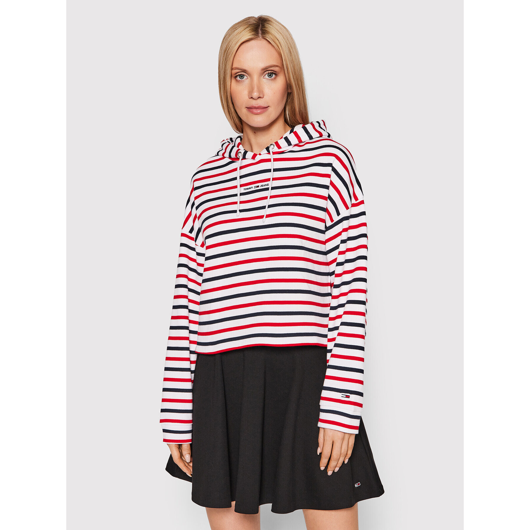 Tommy Jeans Суитшърт Stripe Tiny Linear DW0DW12966 Цветен Regular Fit - Pepit.bg