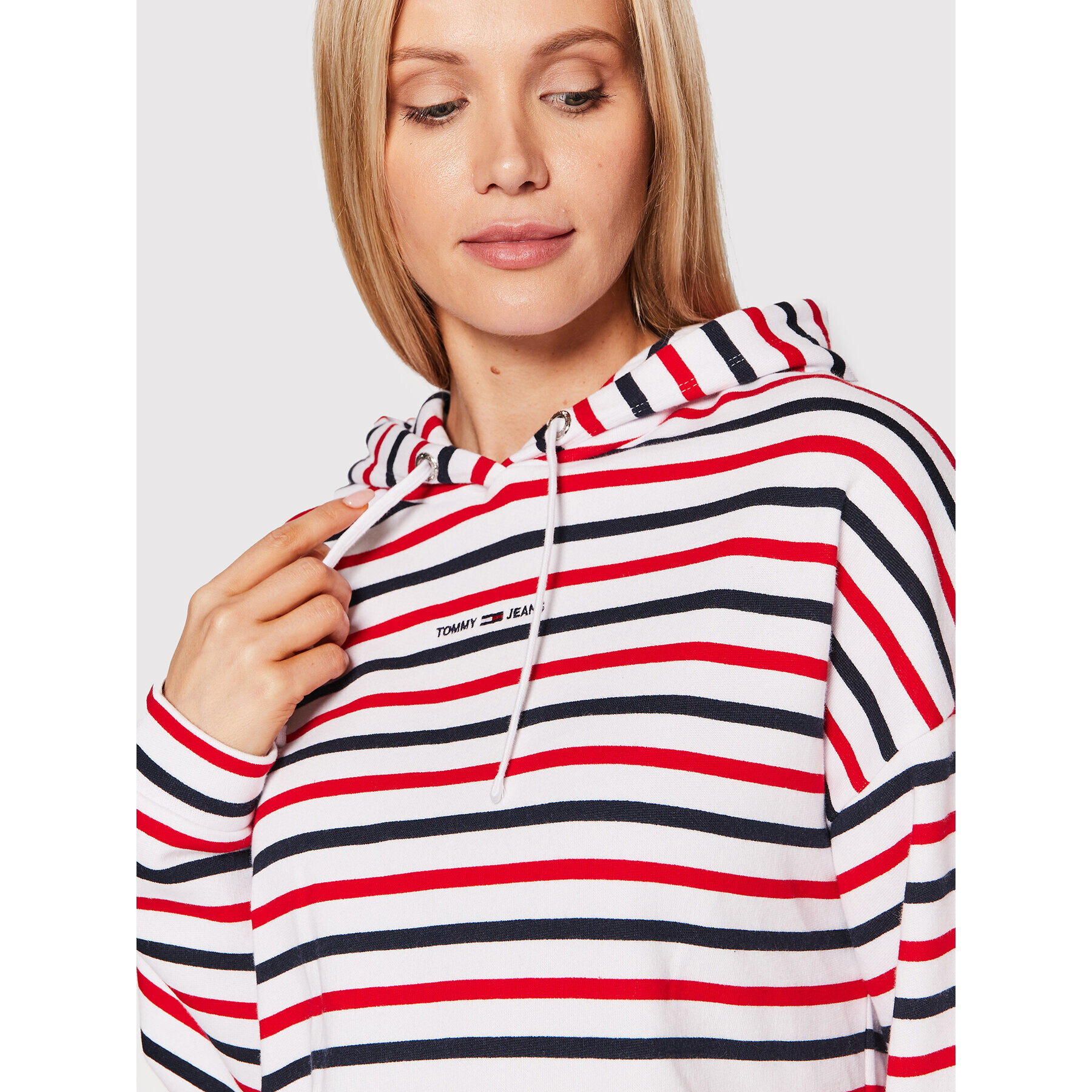 Tommy Jeans Суитшърт Stripe Tiny Linear DW0DW12966 Цветен Regular Fit - Pepit.bg