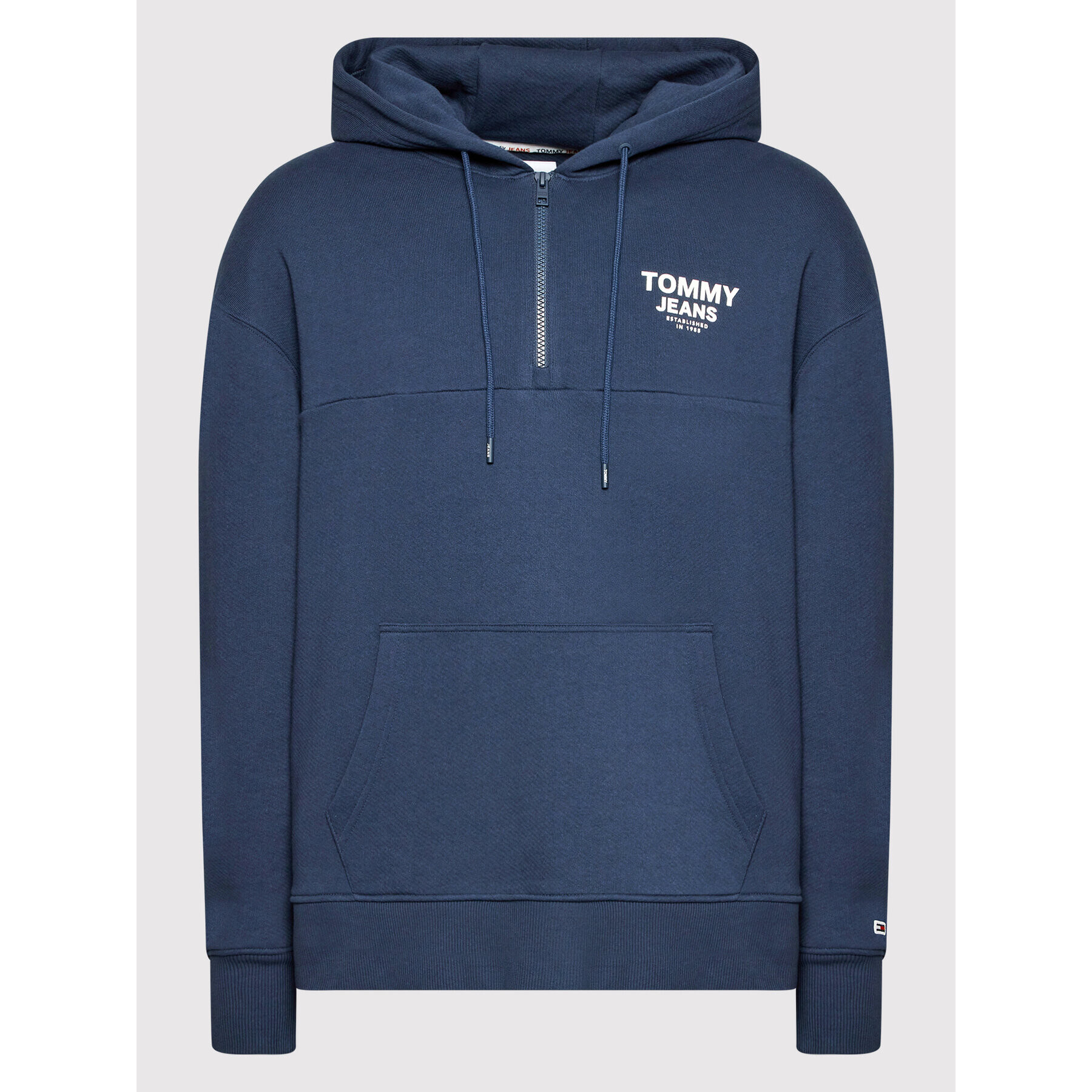 Tommy Jeans Суитшърт Tape DM0DM12934 Тъмносин Regular Fit - Pepit.bg