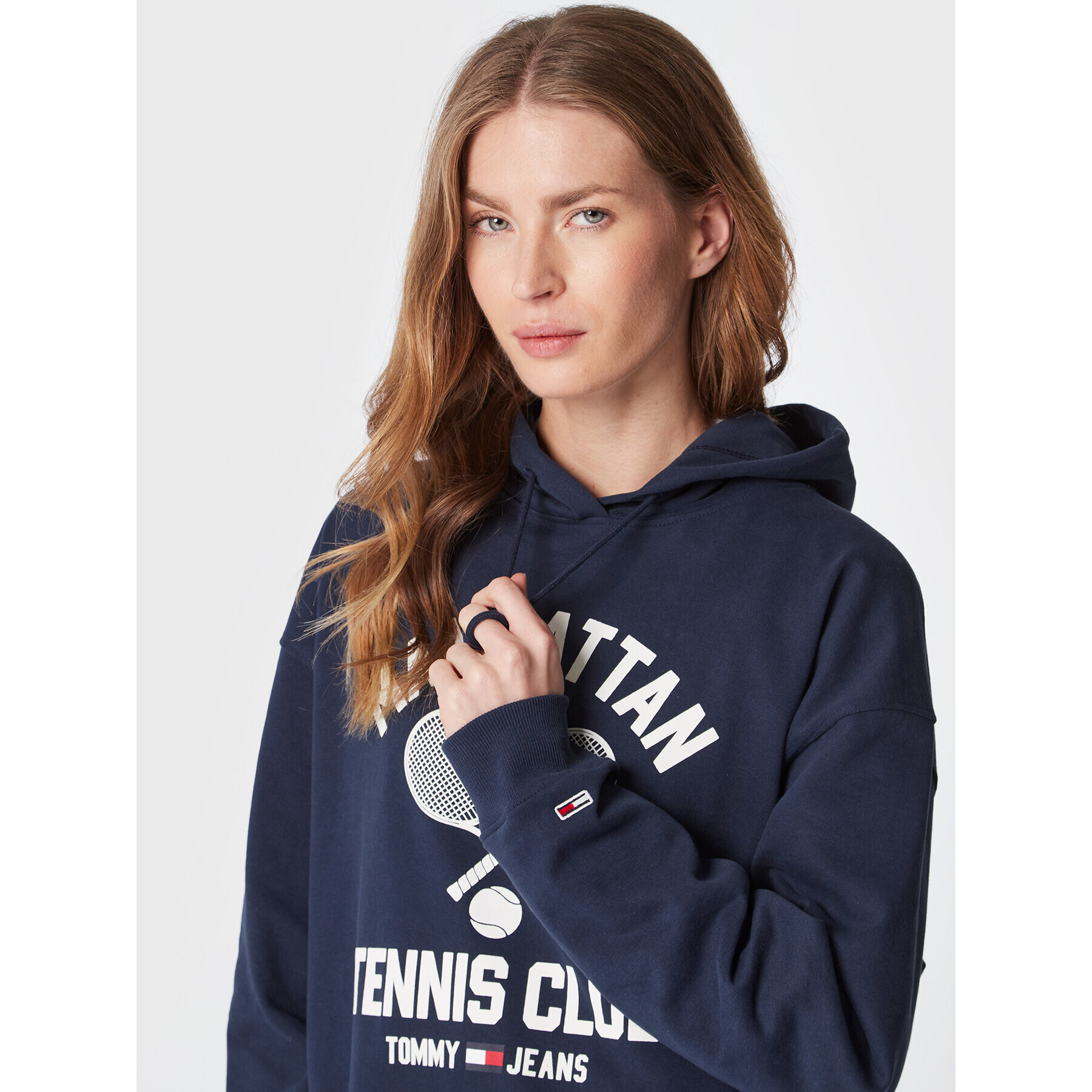 Tommy Jeans Суитшърт Tennis Club DW0DW14600 Тъмносин Relaxed Fit - Pepit.bg