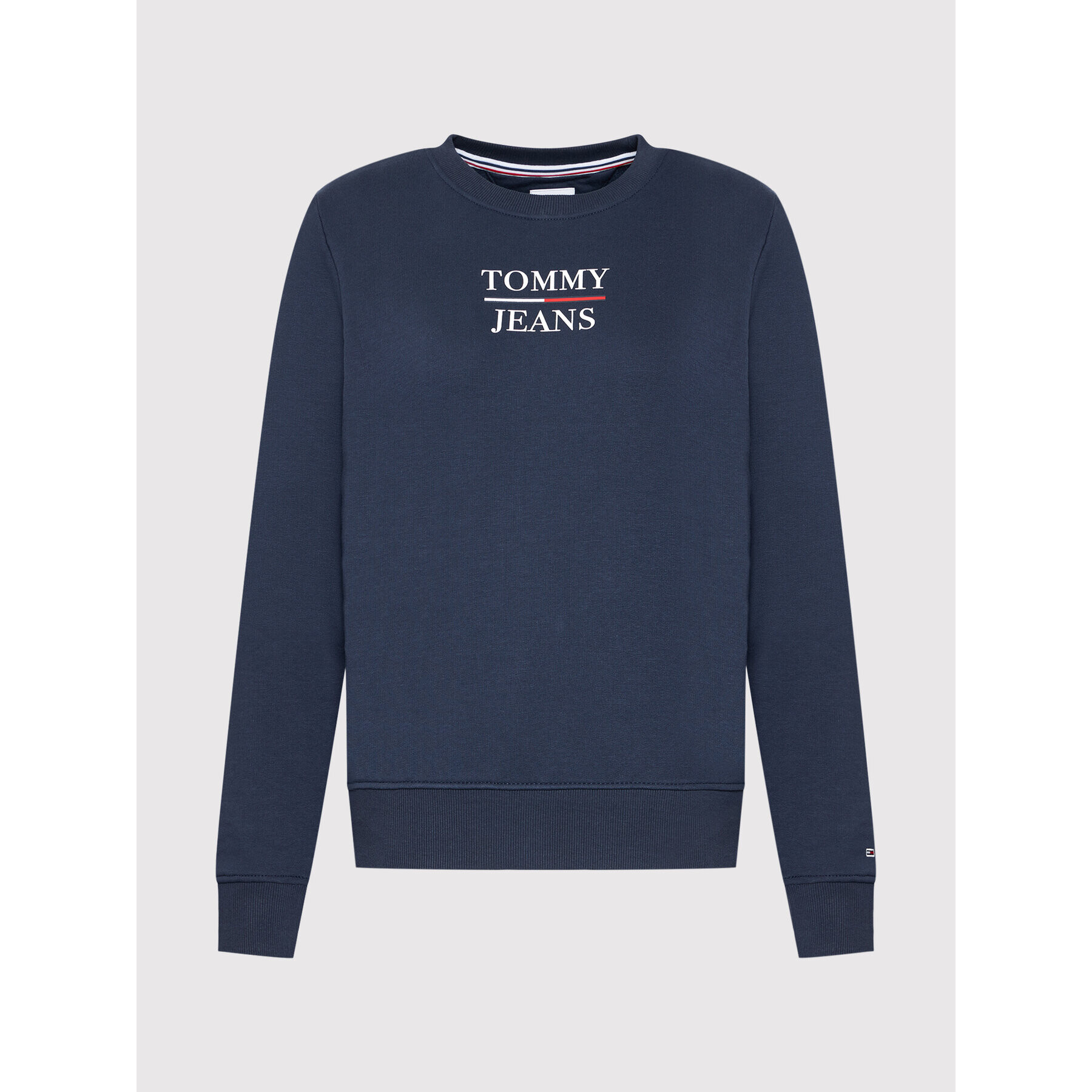 Tommy Jeans Суитшърт Terry lLogo DW0DW09663 Тъмносин Regular Fit - Pepit.bg