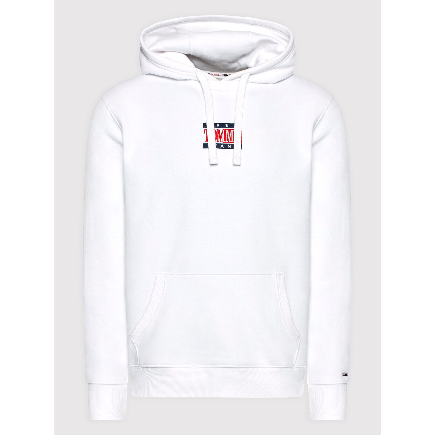 Tommy Jeans Суитшърт Timekess DM0DM12372 Бял Regular Fit - Pepit.bg