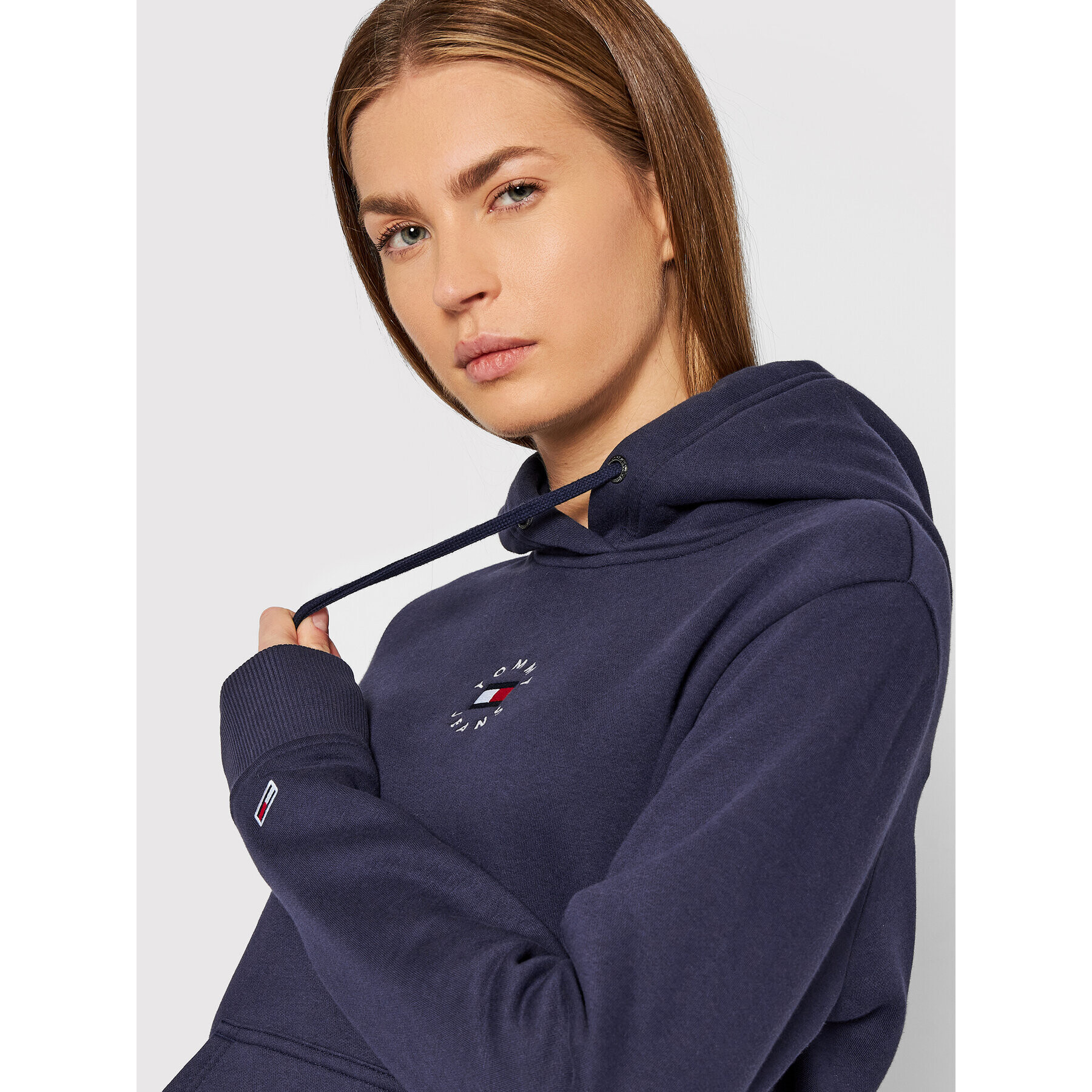 Tommy Jeans Суитшърт Tiny Tommy DW0DW11351 Тъмносин Regular Fit - Pepit.bg