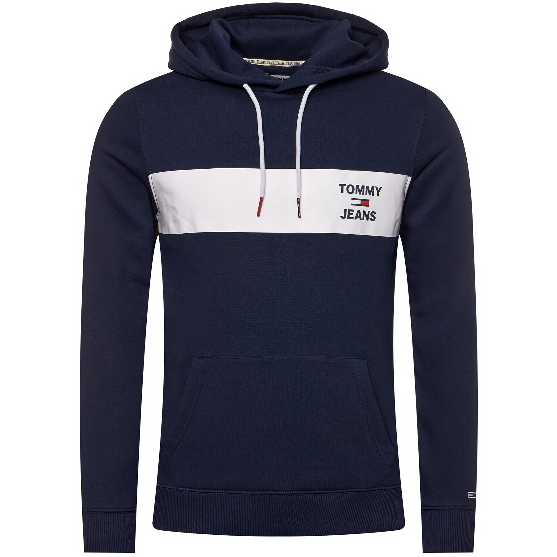 Tommy Jeans Суитшърт Tjm Essentiale Graphic Hoodie DM0DM07929 Тъмносин Regular Fit - Pepit.bg