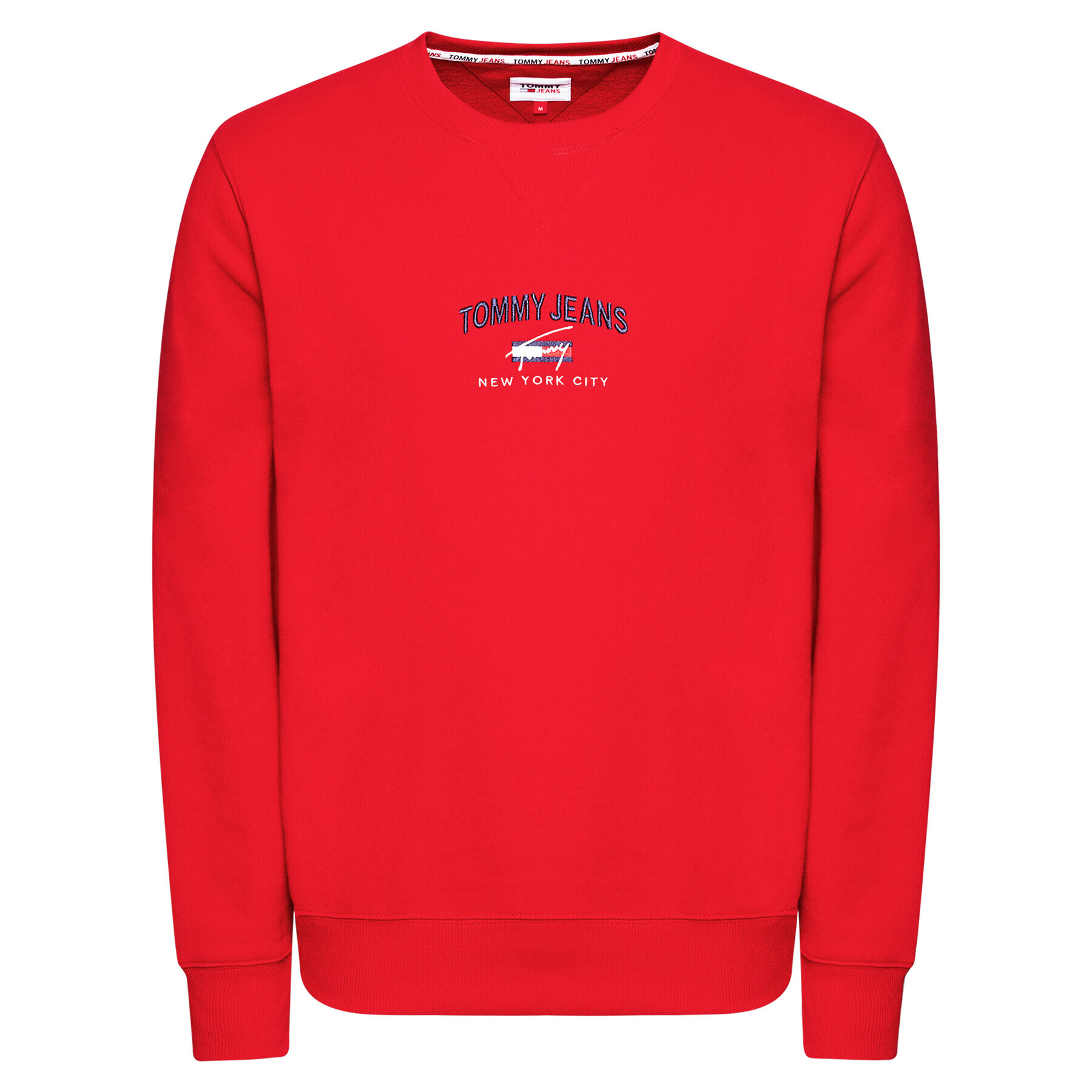 Tommy Jeans Суитшърт Tjm Timeless DM0DM10193 Червен Regular Fit - Pepit.bg