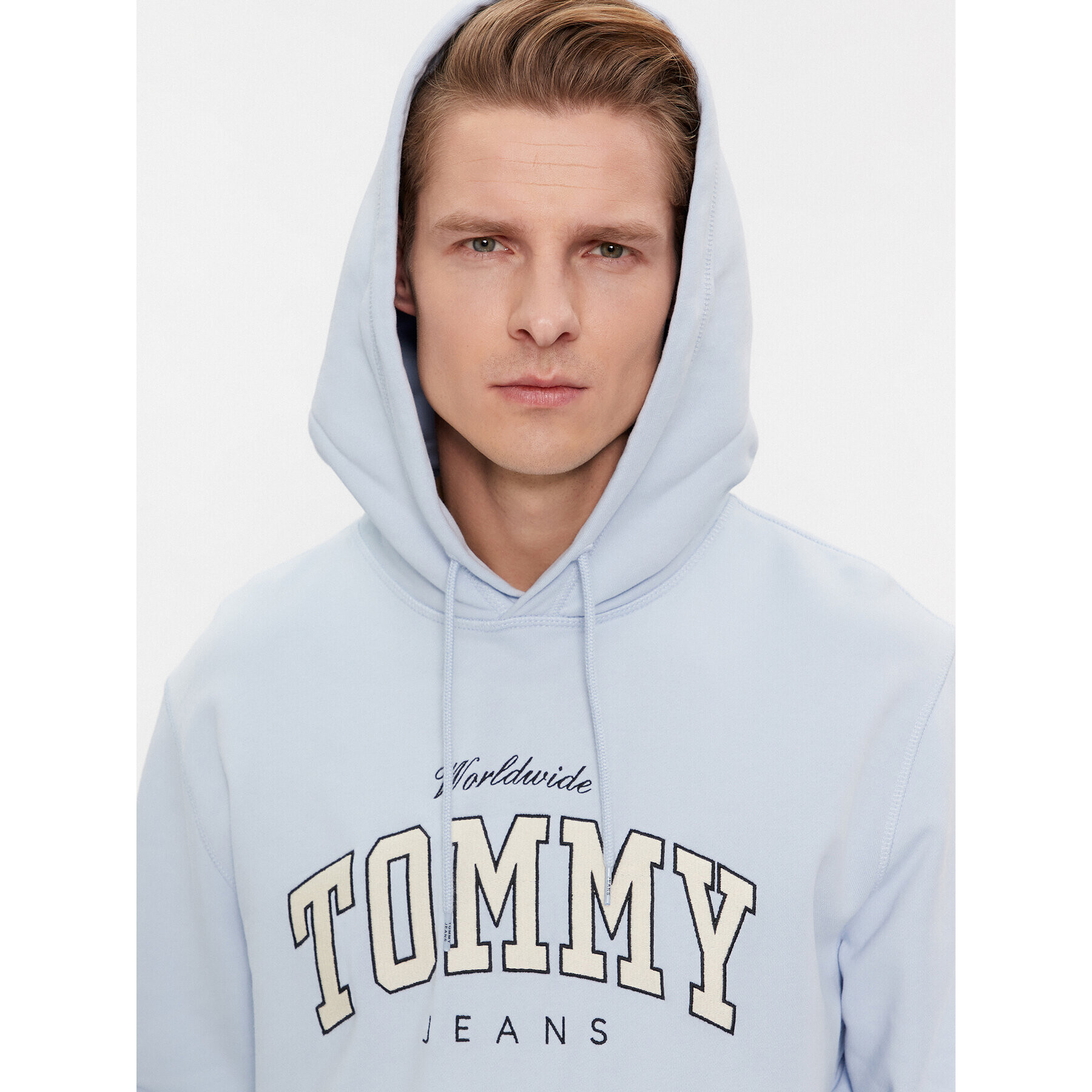 Tommy Jeans Суитшърт Varsity DM0DM18401 Син Regular Fit - Pepit.bg