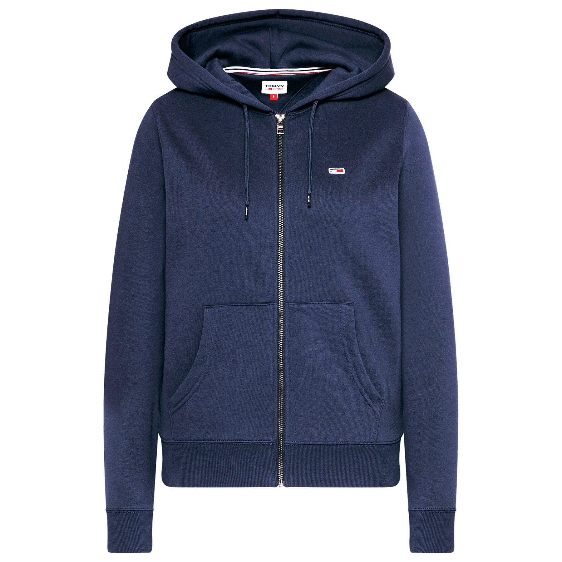 Tommy Jeans Суитшърт Zip Through DW0DW10135 Тъмносин Regular Fit - Pepit.bg