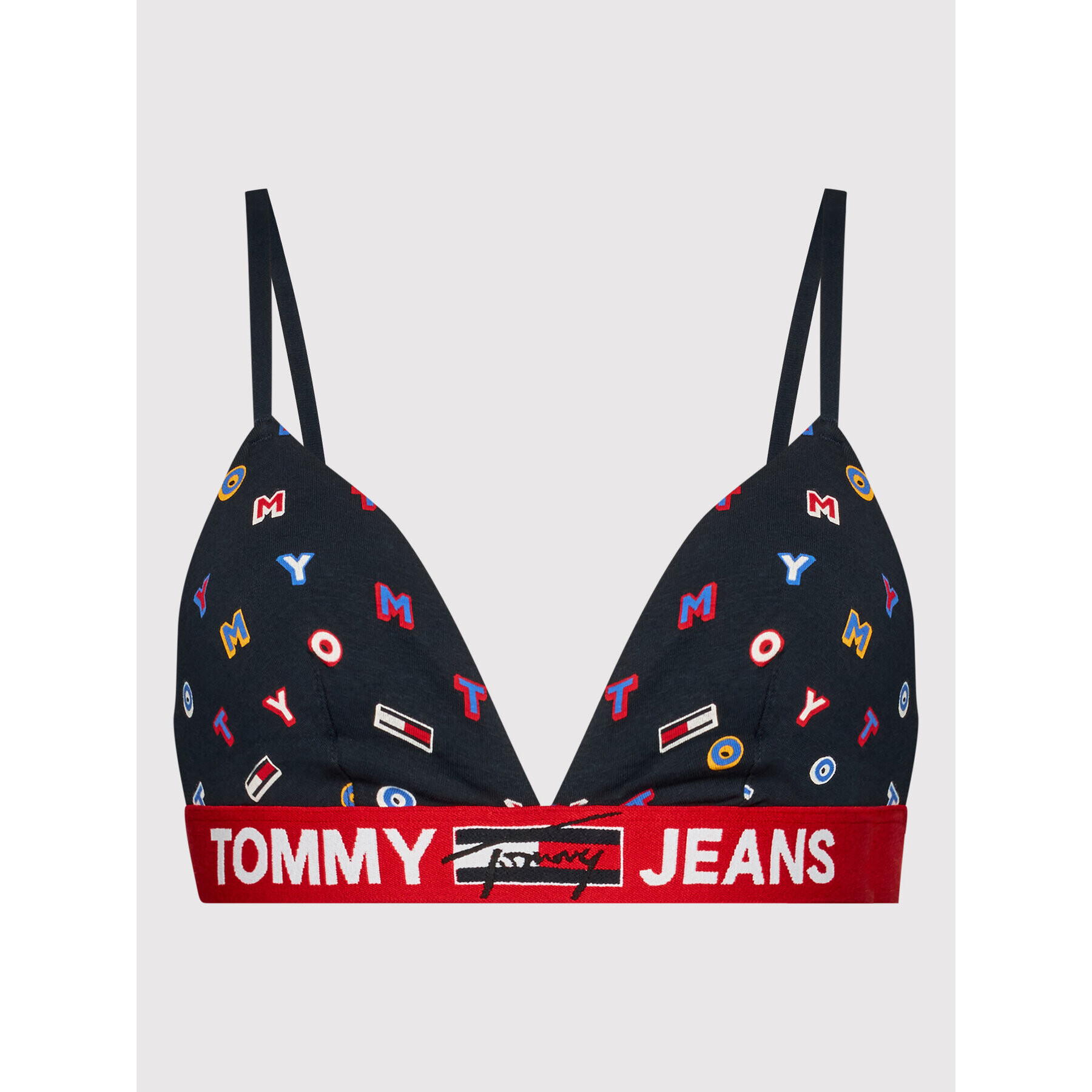 Tommy Jeans Сутиен бралет UW0UW02733 Тъмносин - Pepit.bg