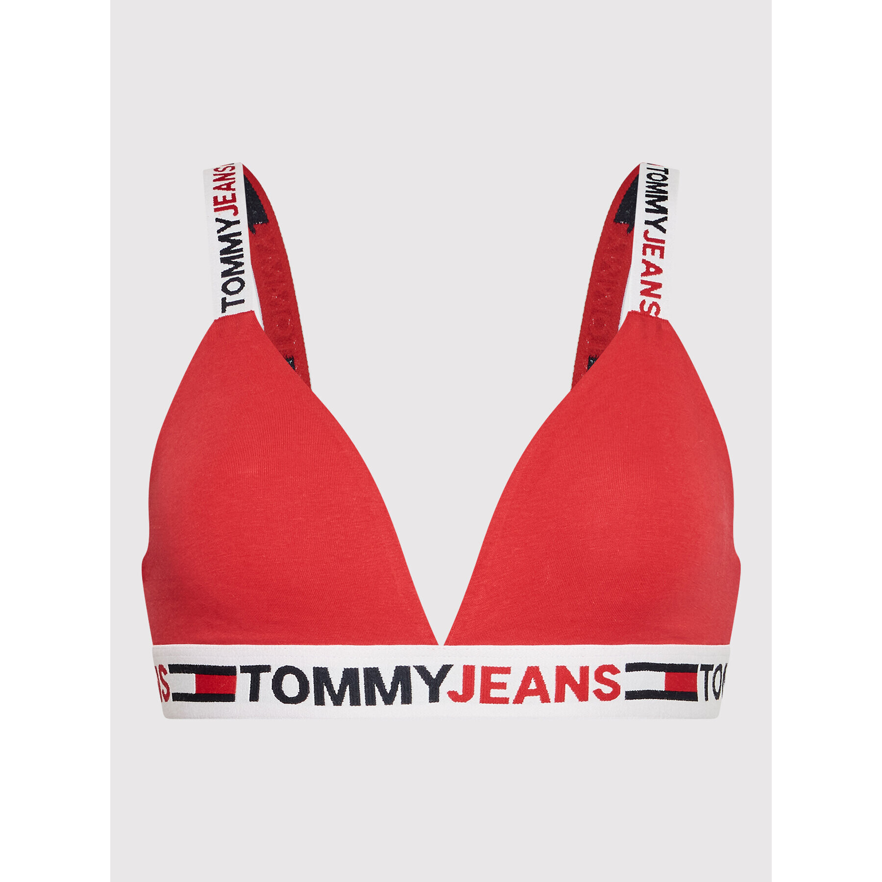 Tommy Jeans Сутиен бралет UW0UW03500 Червен - Pepit.bg