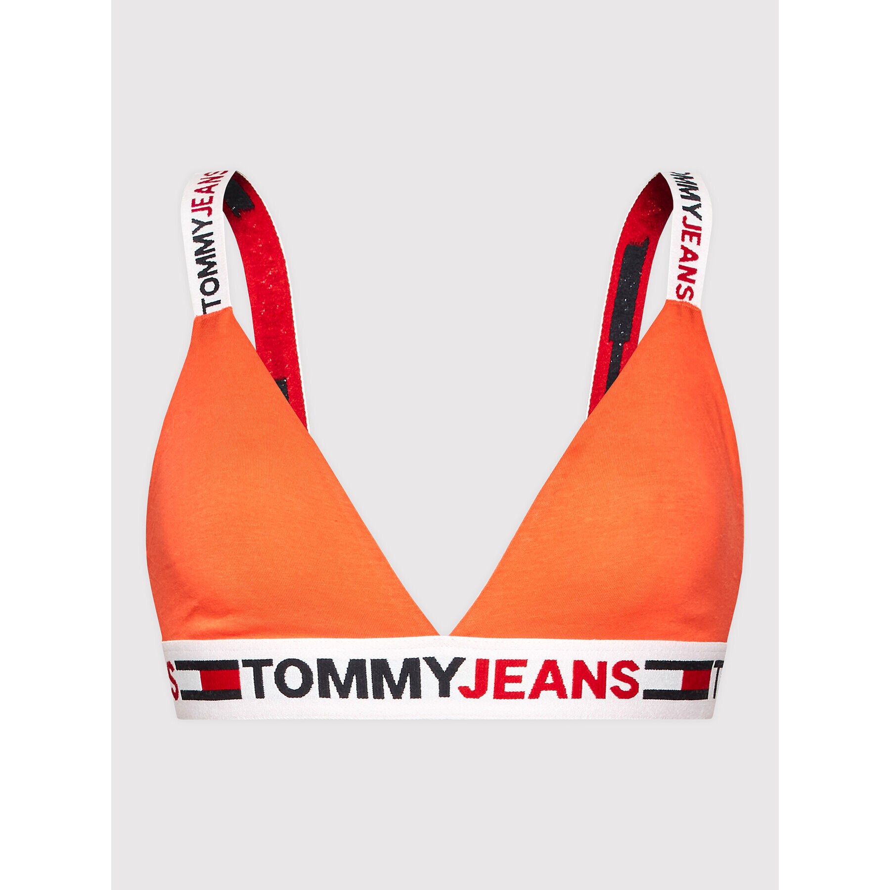 Tommy Jeans Сутиен бралет UW0UW03500 Оранжев - Pepit.bg