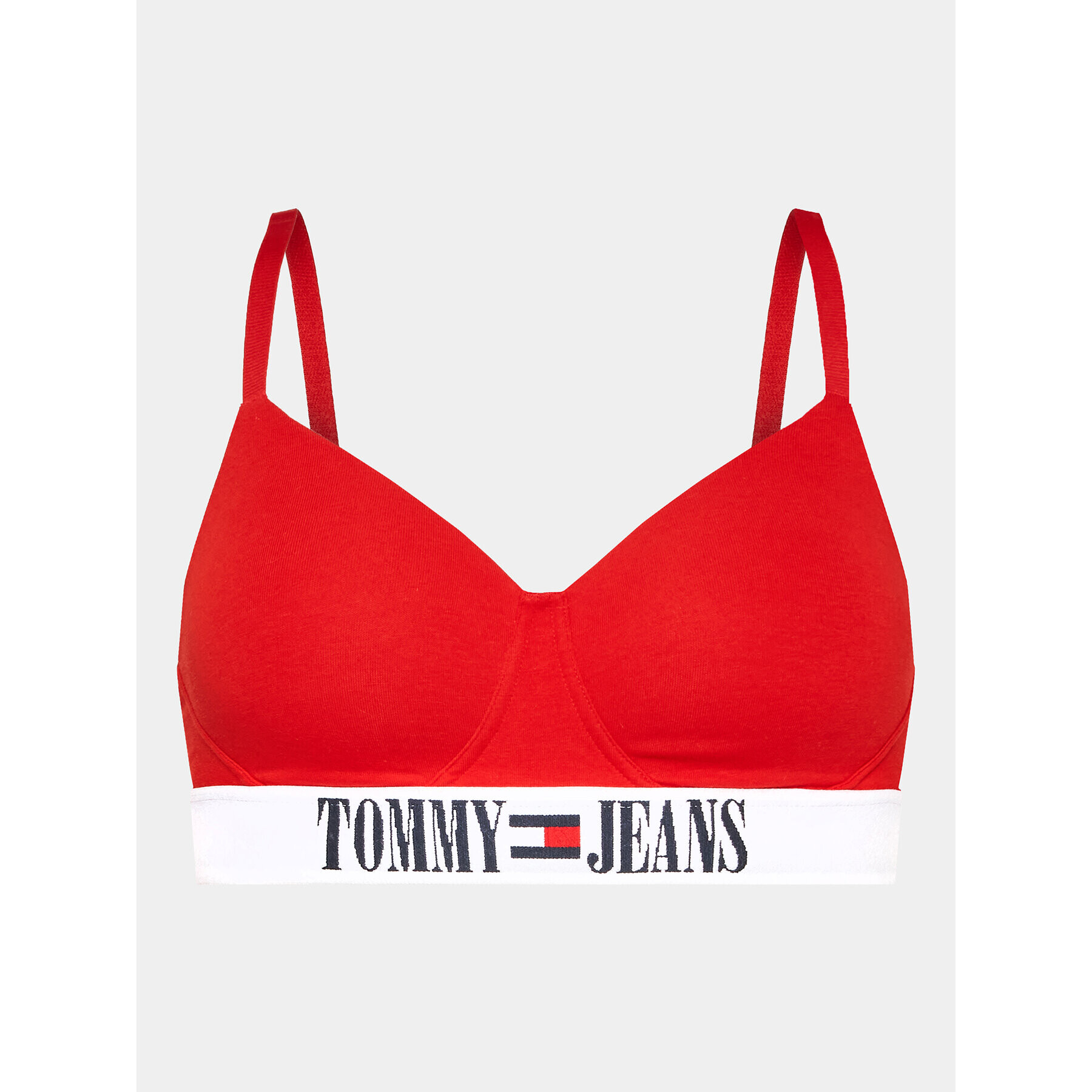 Tommy Jeans Сутиен-топ UW0UW04257 Червен - Pepit.bg