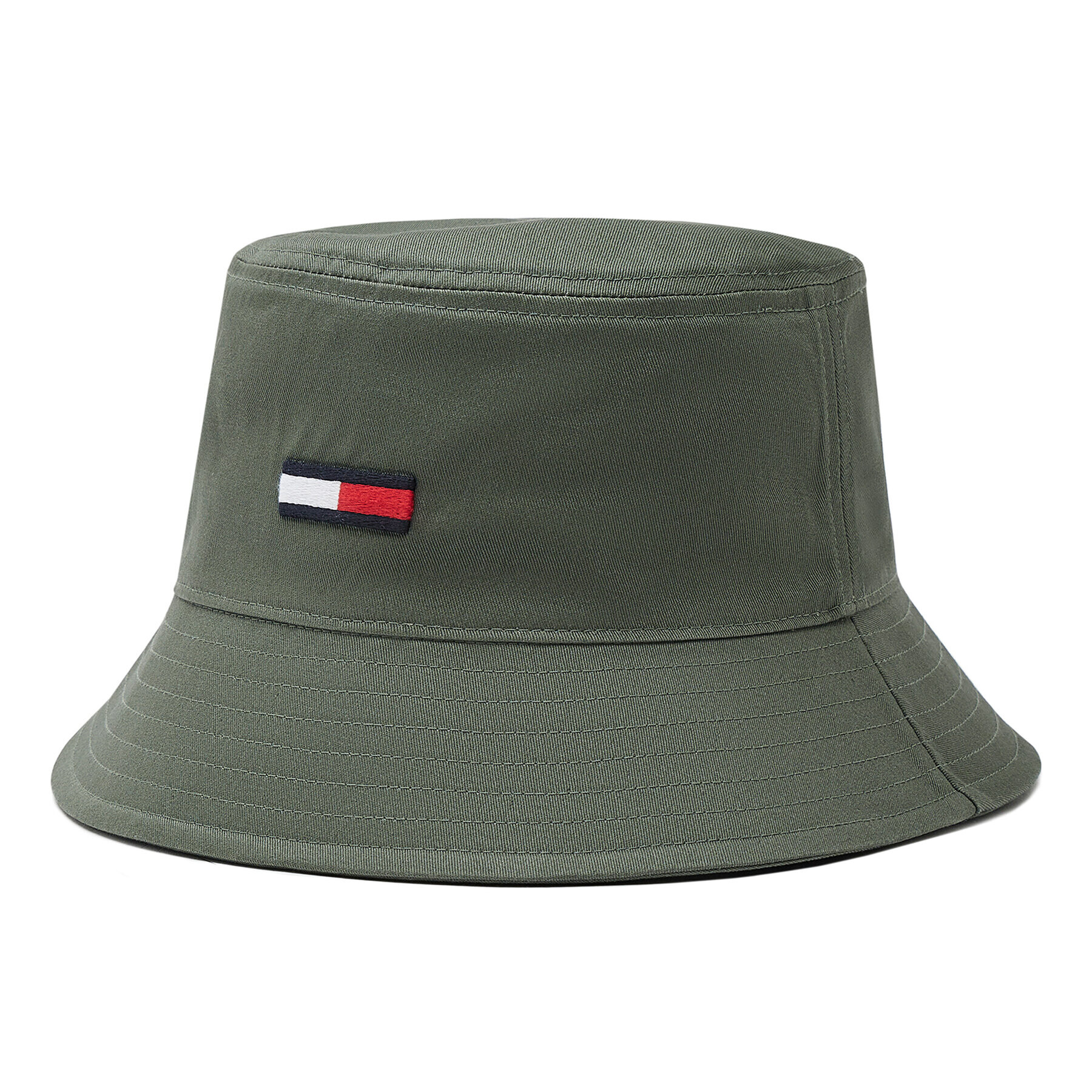 Tommy Jeans Текстилна шапка Flag Bucket AM0AM08495 Зелен - Pepit.bg