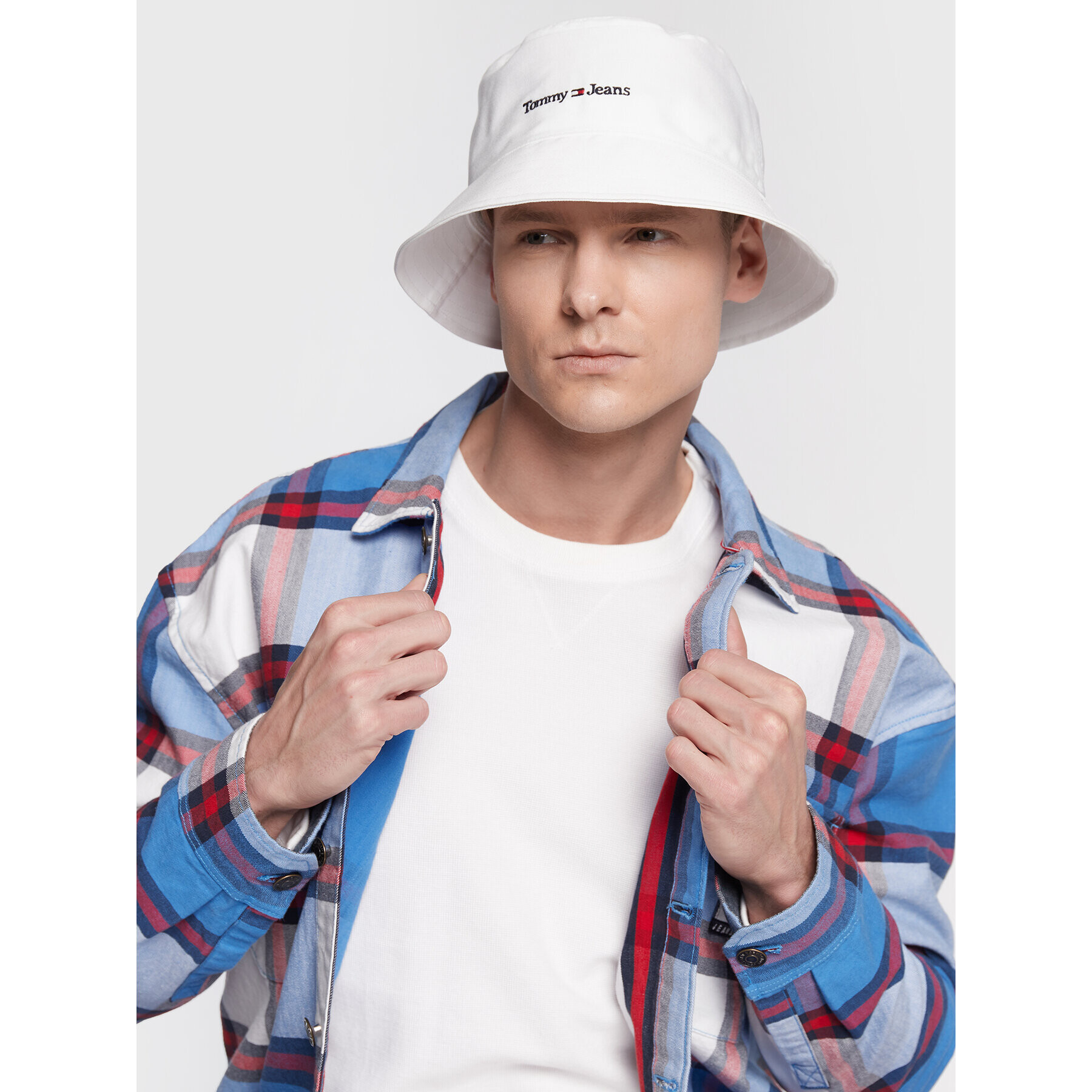 Tommy Jeans Текстилна шапка Sport AM0AM11005 Бял - Pepit.bg