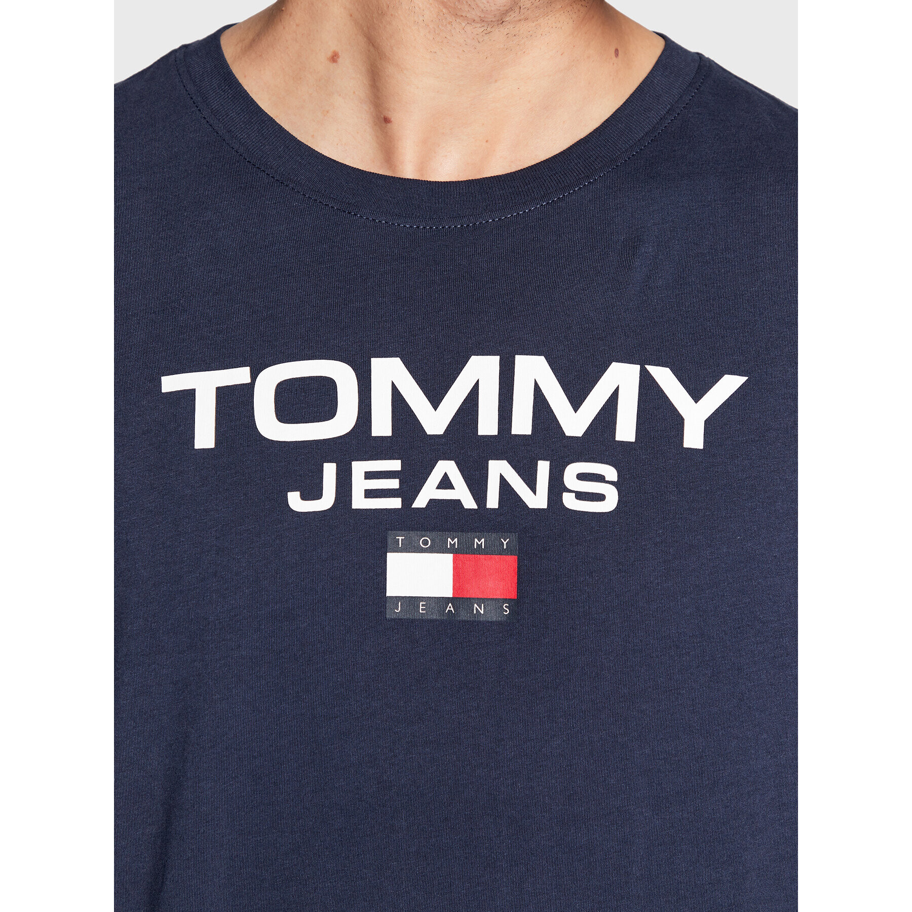 Tommy Jeans Тениска с дълъг ръкав DM0DM15681 Тъмносин Regular Fit - Pepit.bg