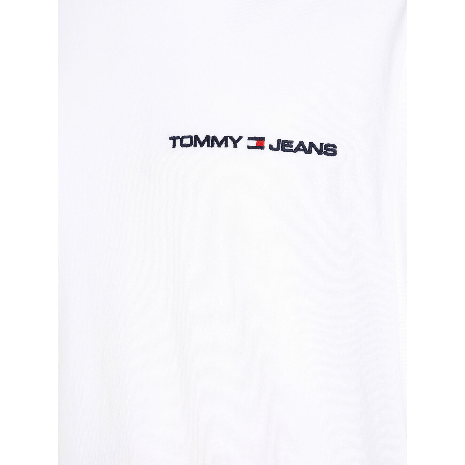 Tommy Jeans Тениска с дълъг ръкав DM0DM16879 Бял Regular Fit - Pepit.bg