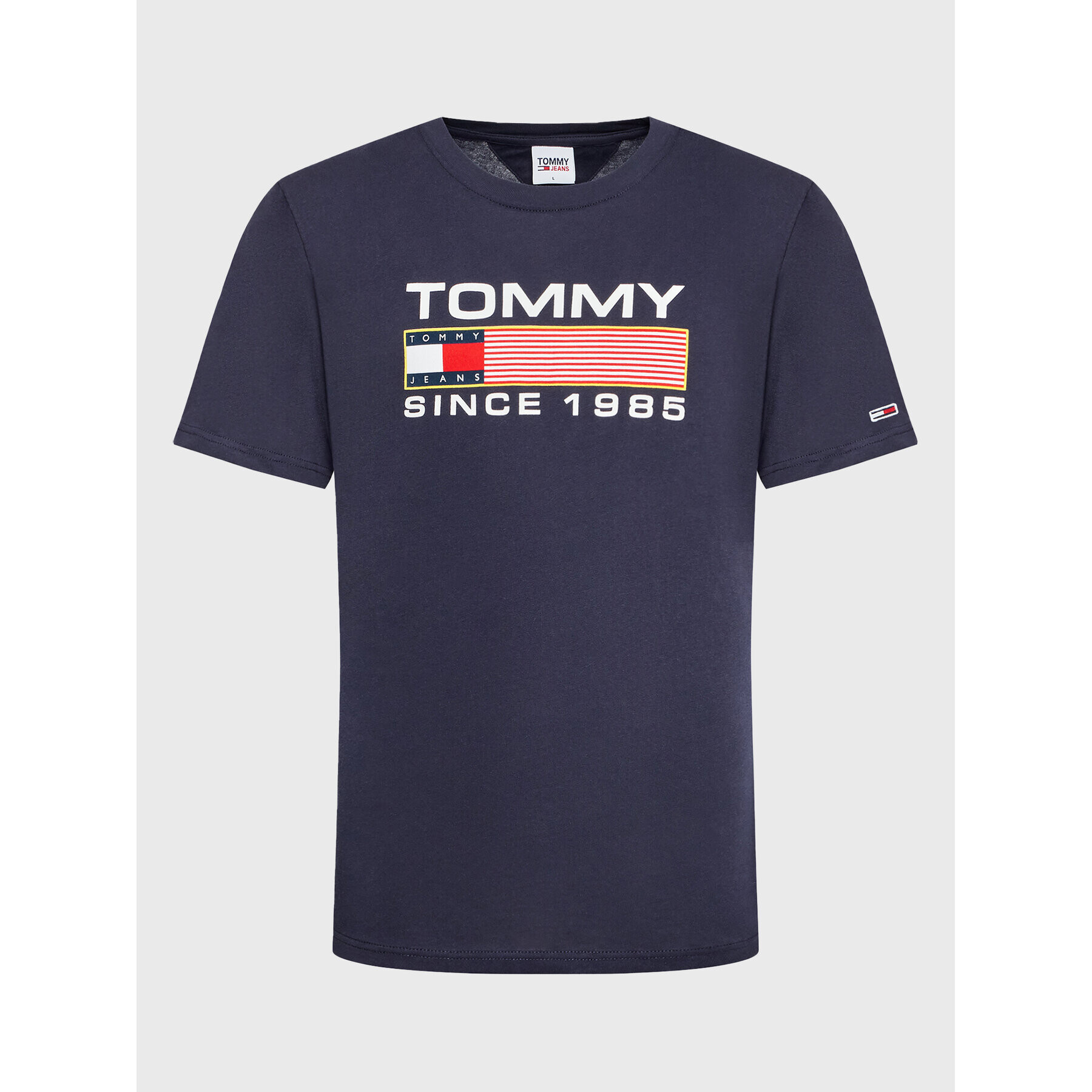 Tommy Jeans Тишърт Athletic Twisted DM0DM14991 Тъмносин Regular Fit - Pepit.bg