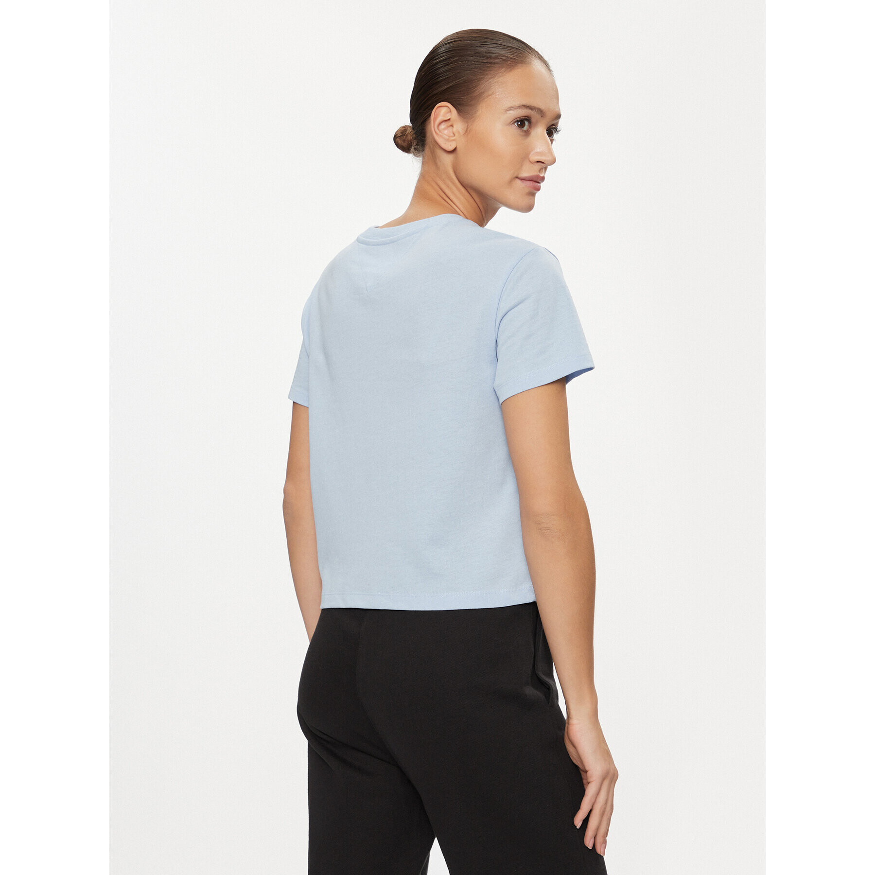 Tommy Jeans Тишърт Badge DW0DW15640 Син Classic Fit - Pepit.bg