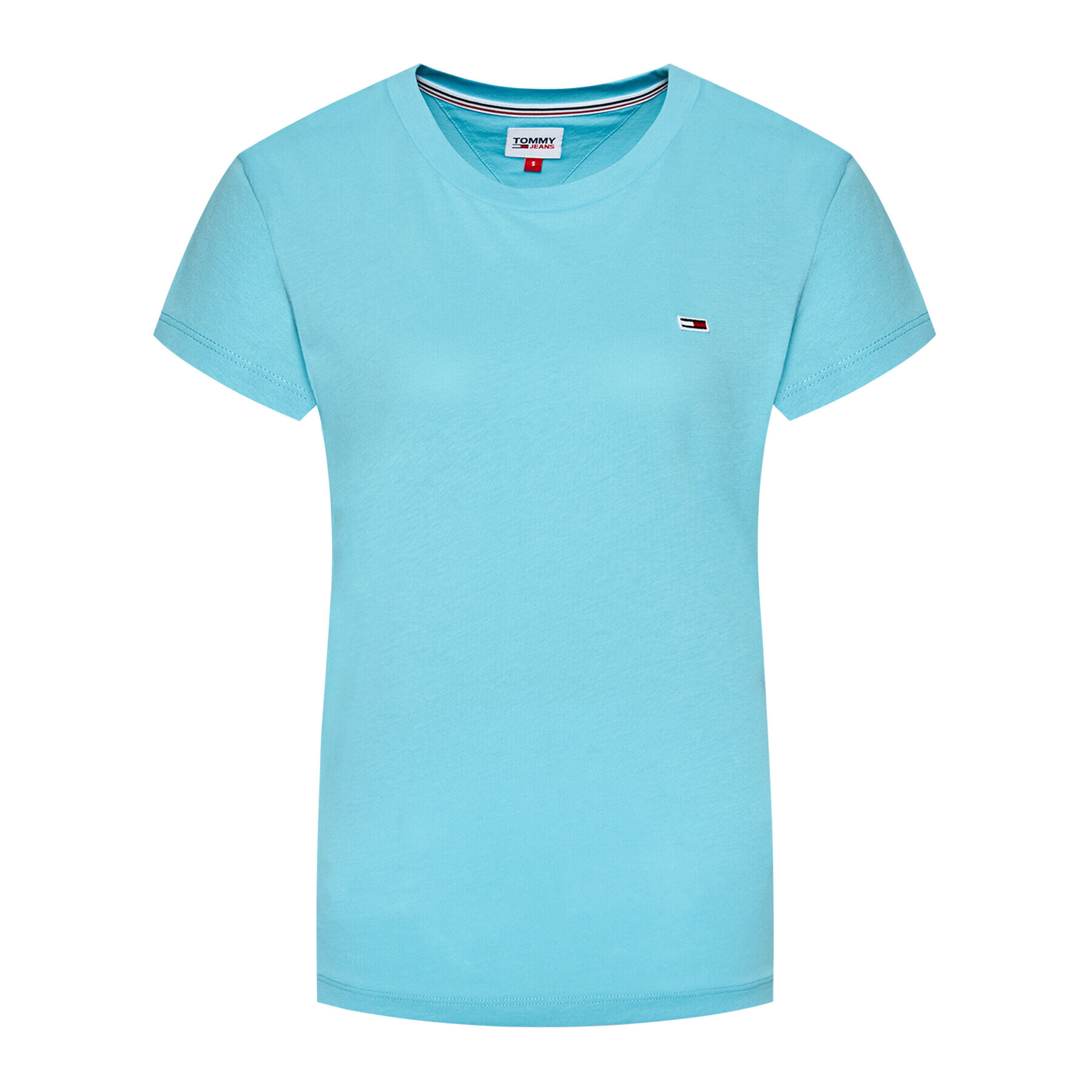 Tommy Jeans Тишърт C Neck DW0DW09198 Син Regular Fit - Pepit.bg