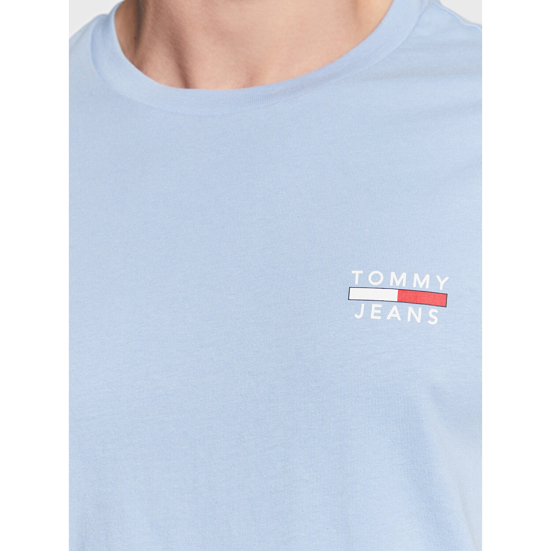 Tommy Jeans Тишърт Chest Logo DM0DM10099 Син Regular Fit - Pepit.bg