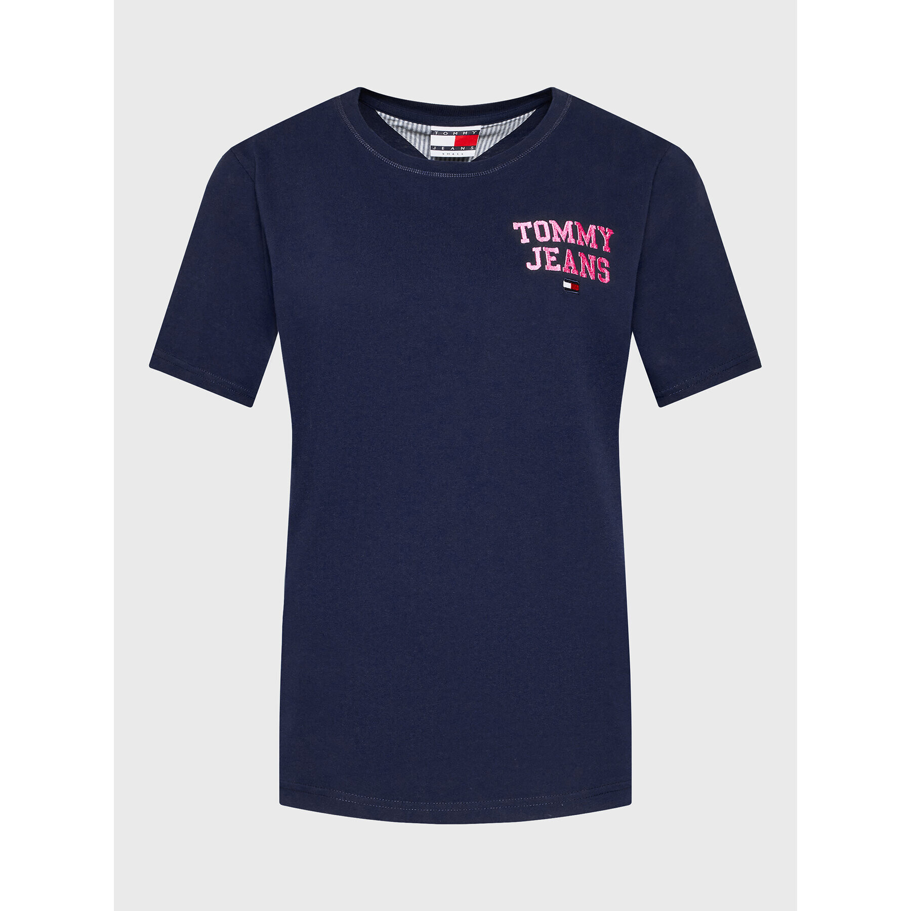 Tommy Jeans Тишърт Chest Logo DW0DW14209 Тъмносин Relaxed Fit - Pepit.bg