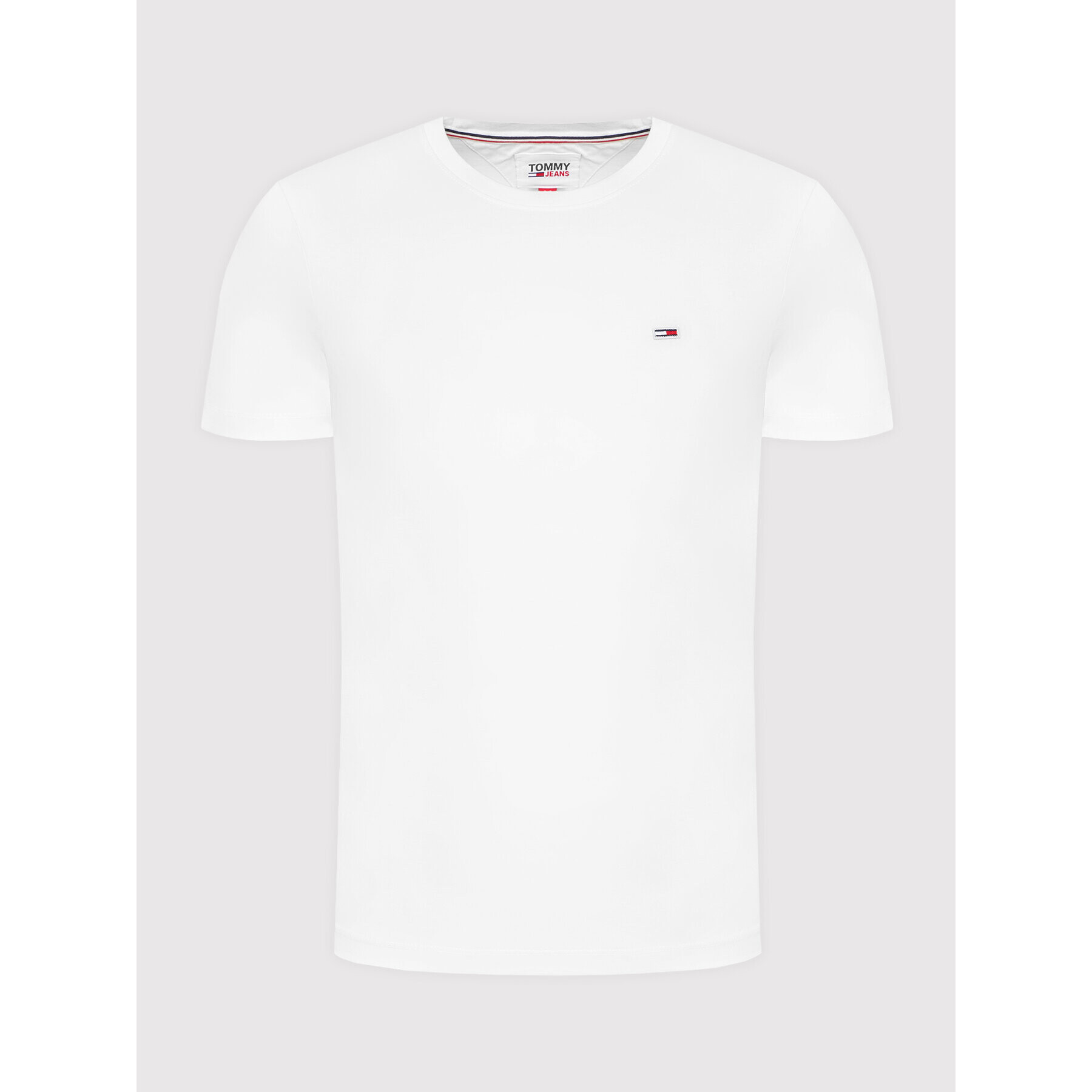 Tommy Jeans Тишърт Classic DM0DM09598 Бял Regular Fit - Pepit.bg