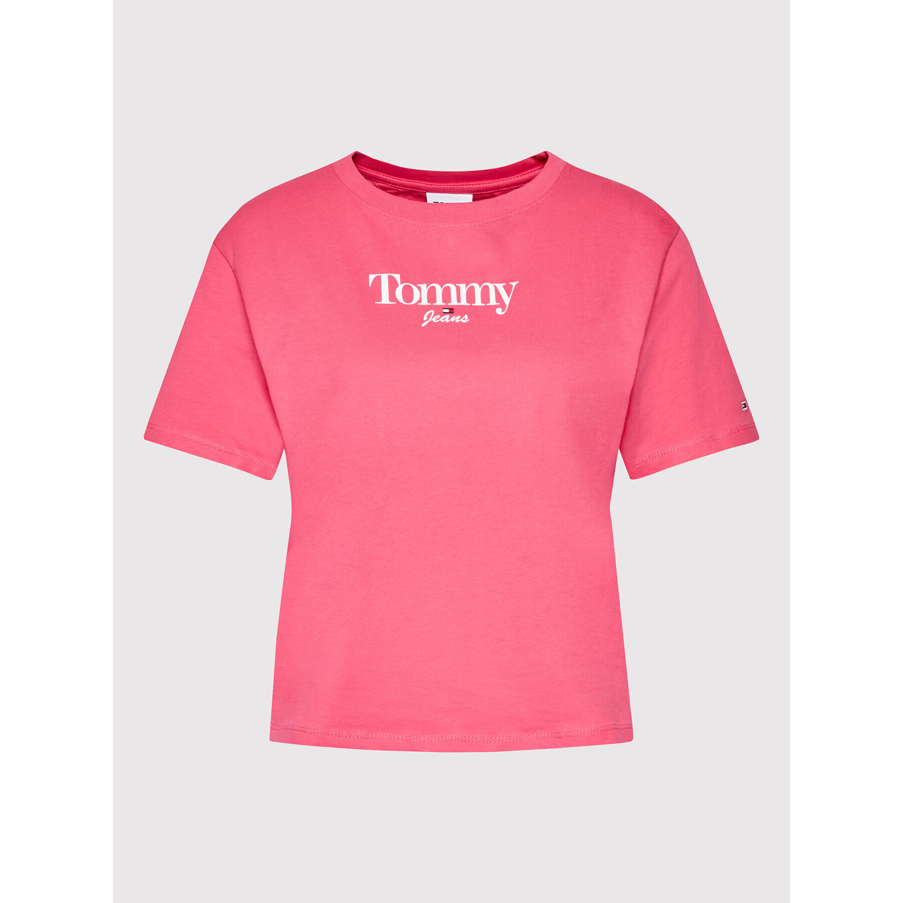 Tommy Jeans Тишърт Classic Essentail DW0DW13698 Розов Regular Fit - Pepit.bg