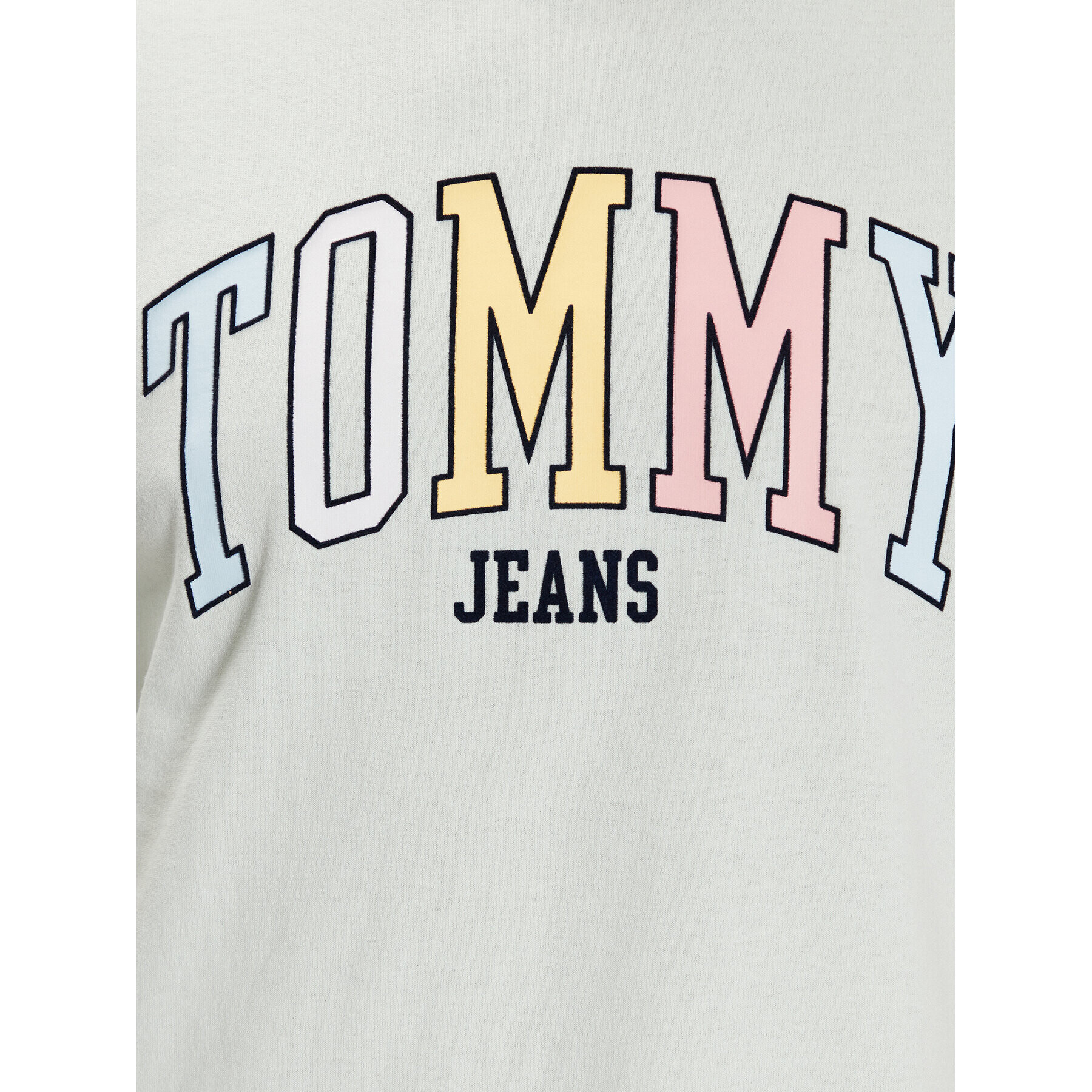 Tommy Jeans Тишърт College Pop DM0DM16401 Зелен Regular Fit - Pepit.bg