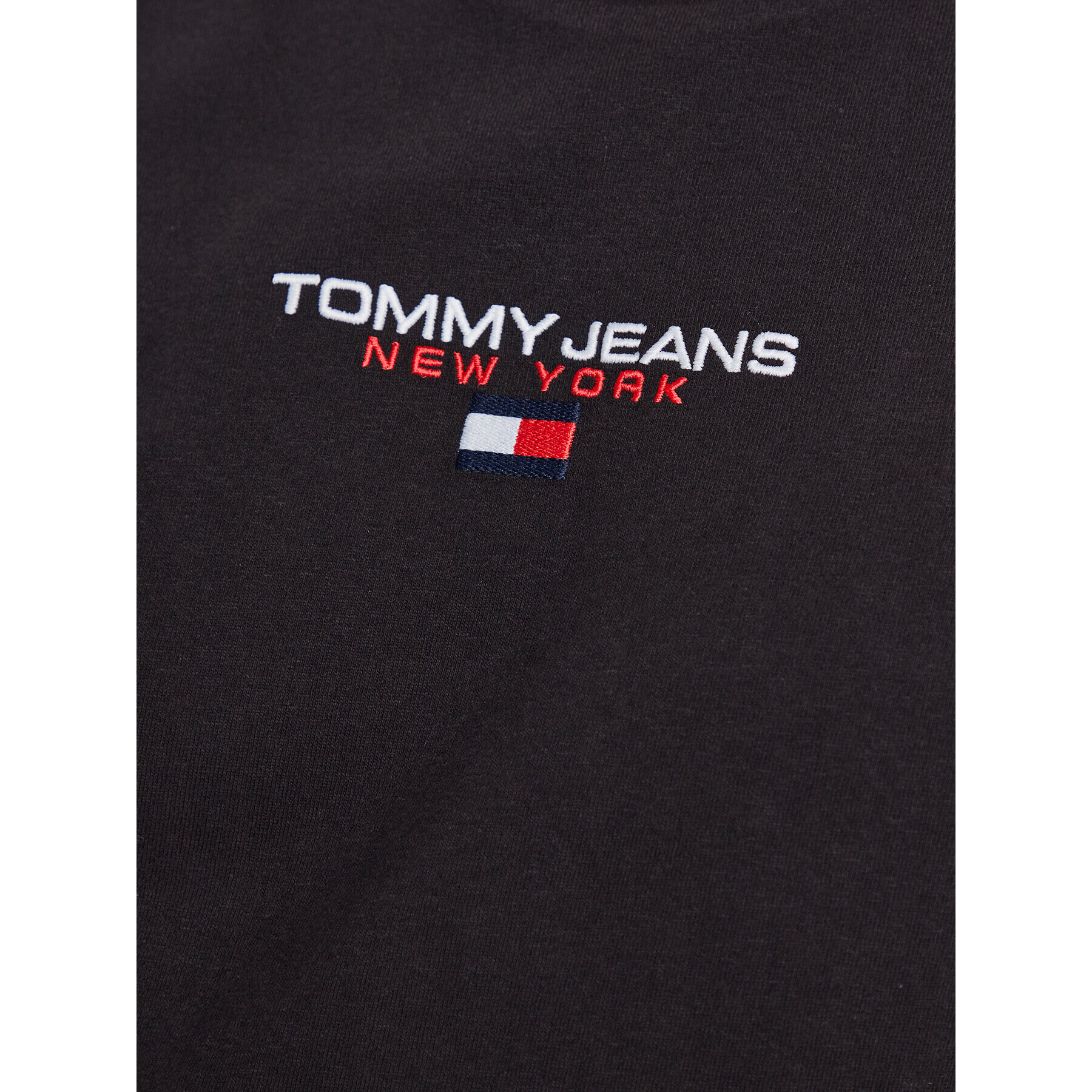 Tommy Jeans Тишърт Detail DM0DM16893 Черен Regular Fit - Pepit.bg