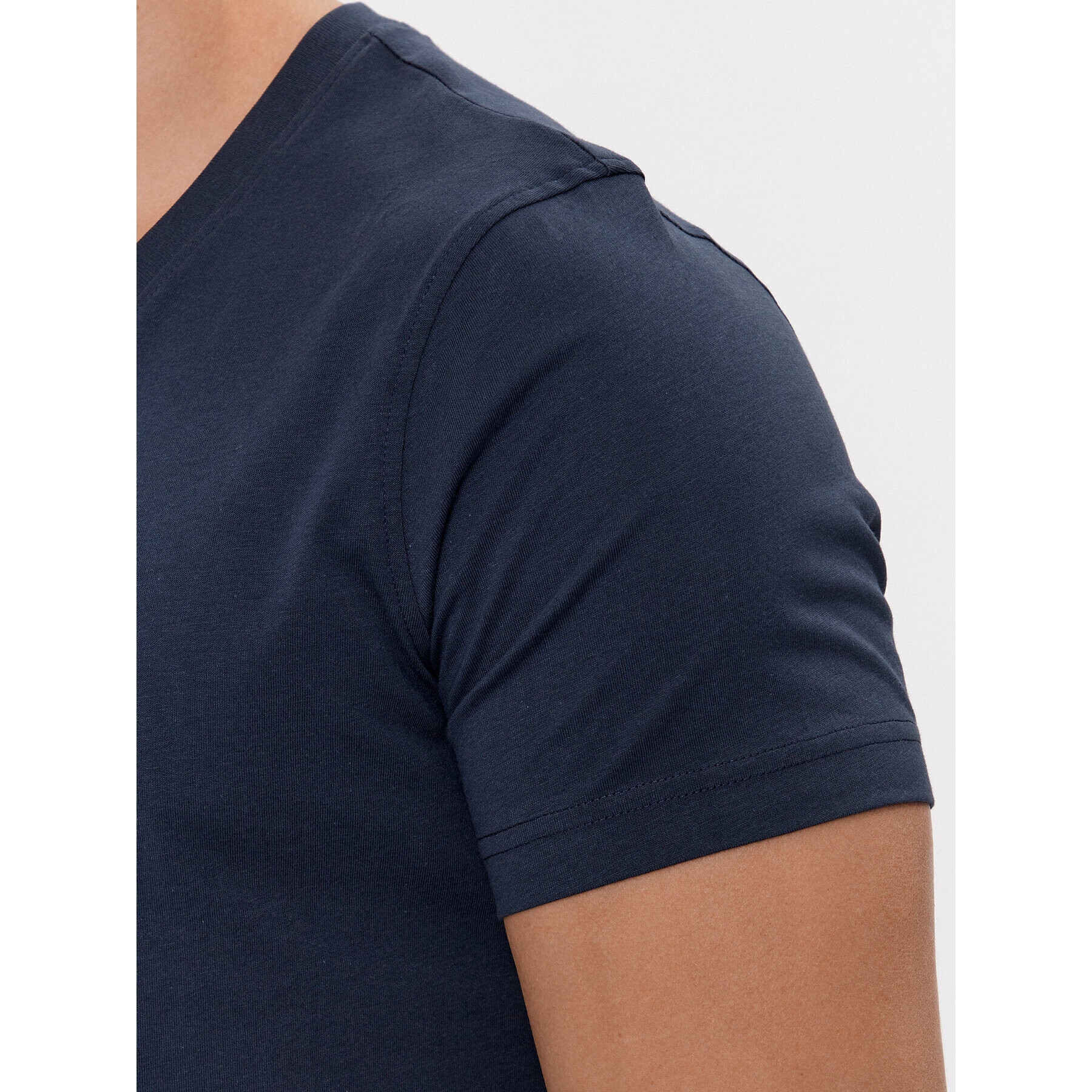 Tommy Jeans Тишърт DM0DM04410 Тъмносин Regular Fit - Pepit.bg