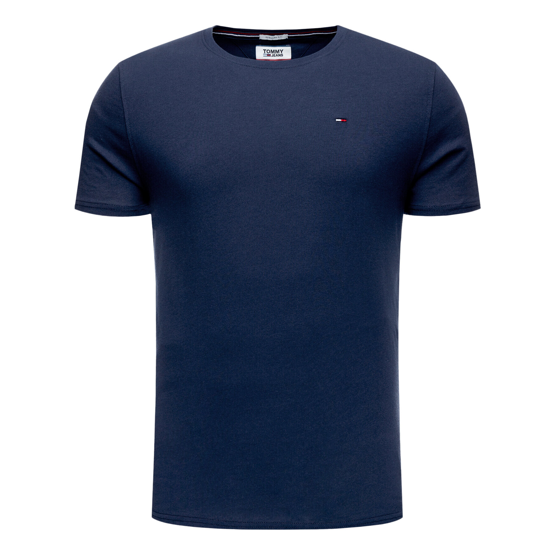 Tommy Jeans Тишърт DM0DM04411 Тъмносин Regular Fit - Pepit.bg