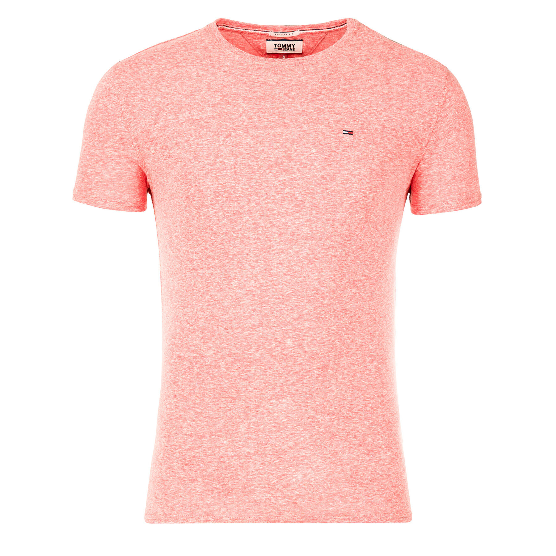 Tommy Jeans Тишърт DM0DM04413 Червен Regular Fit - Pepit.bg