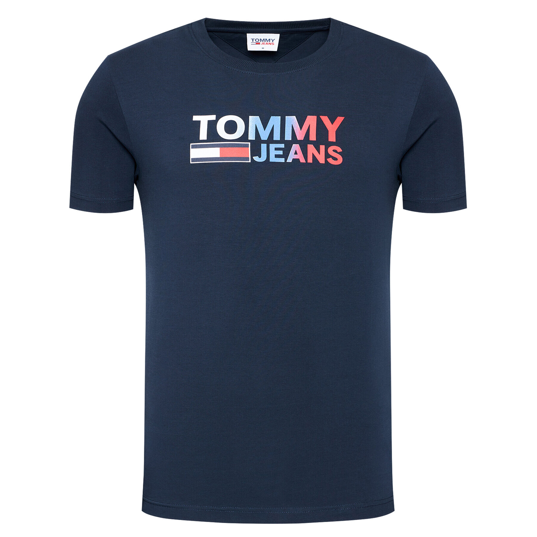 Tommy Jeans Тишърт DM0DM10235 Тъмносин Regular Fit - Pepit.bg