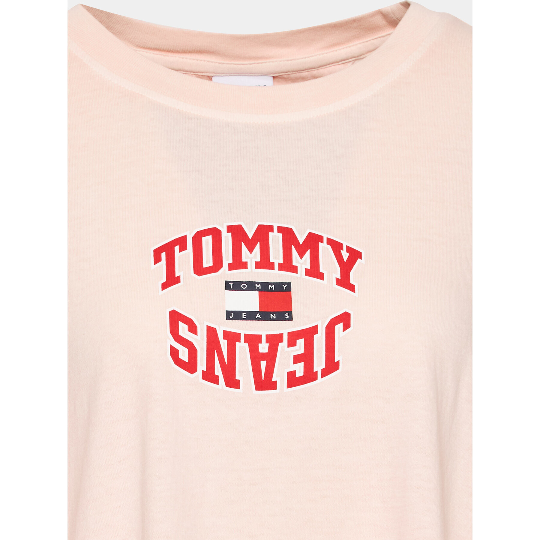 Tommy Jeans Тишърт DM0DM16227 Розов Regular Fit - Pepit.bg