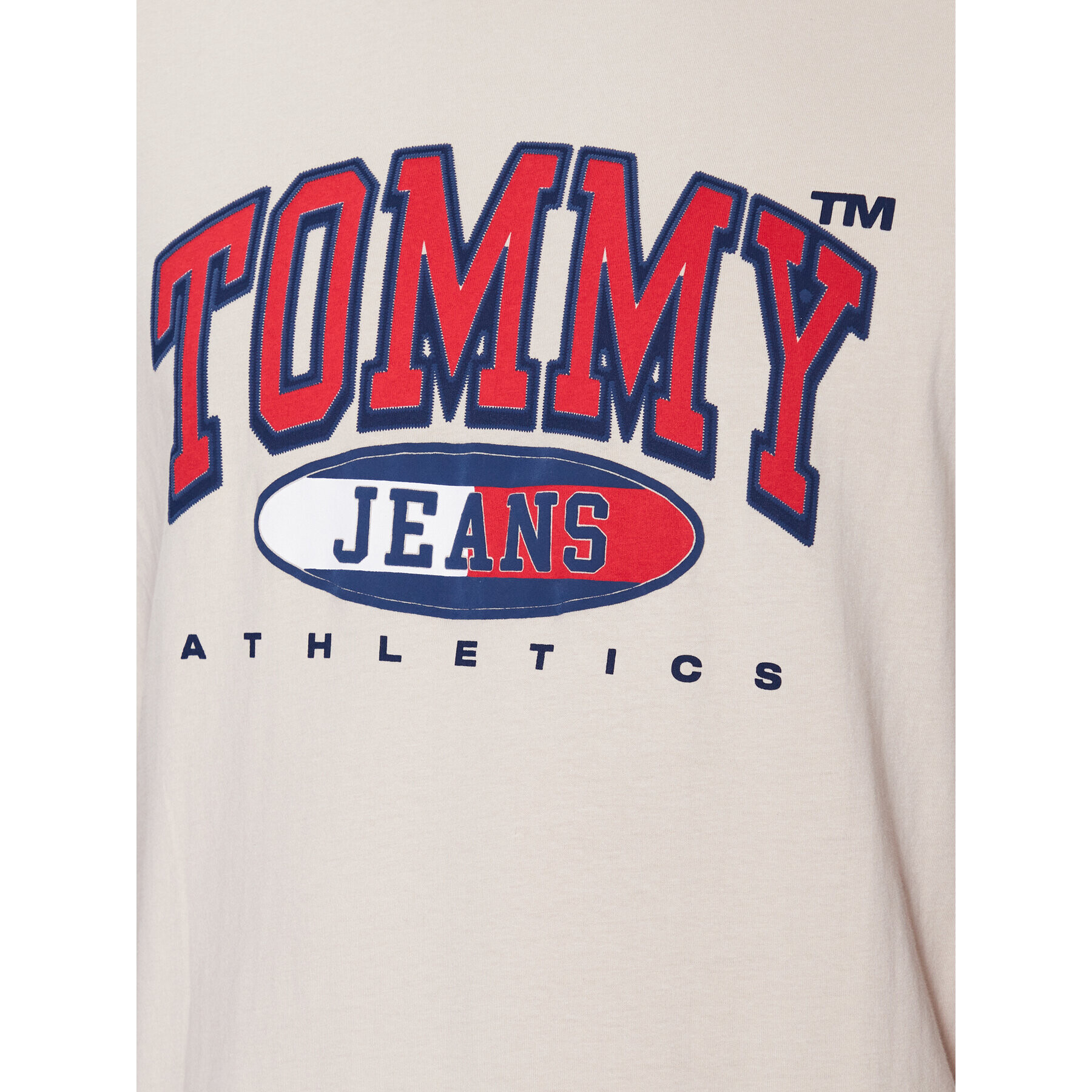 Tommy Jeans Тишърт DM0DM16407 Бежов Relaxed Fit - Pepit.bg