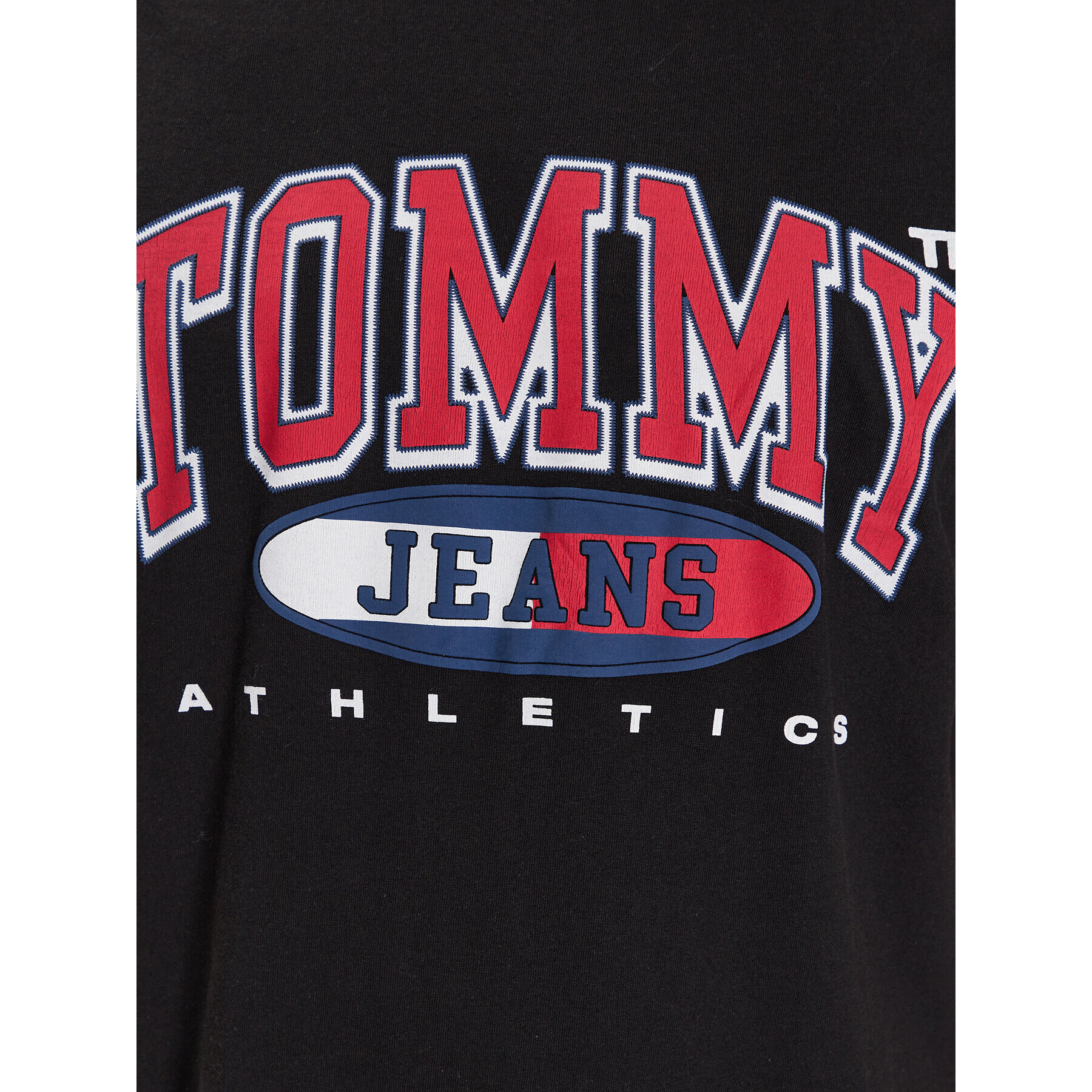 Tommy Jeans Тишърт DM0DM16407 Черен Relaxed Fit - Pepit.bg