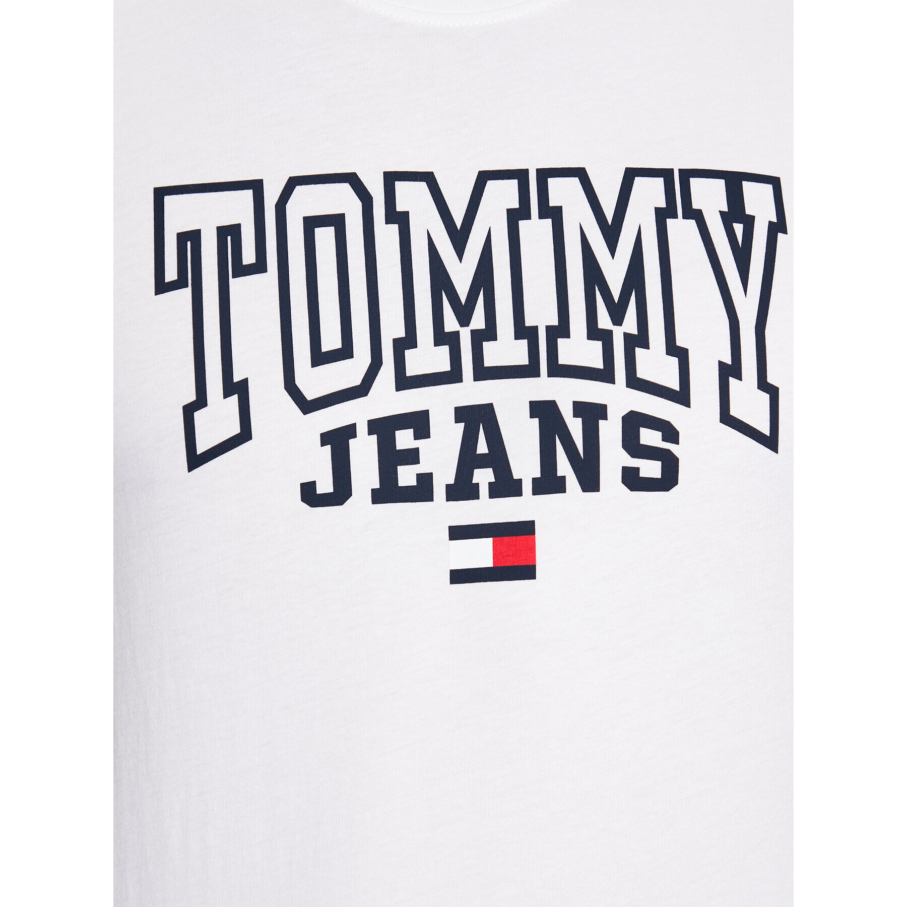 Tommy Jeans Тишърт DM0DM16831 Бял Regular Fit - Pepit.bg