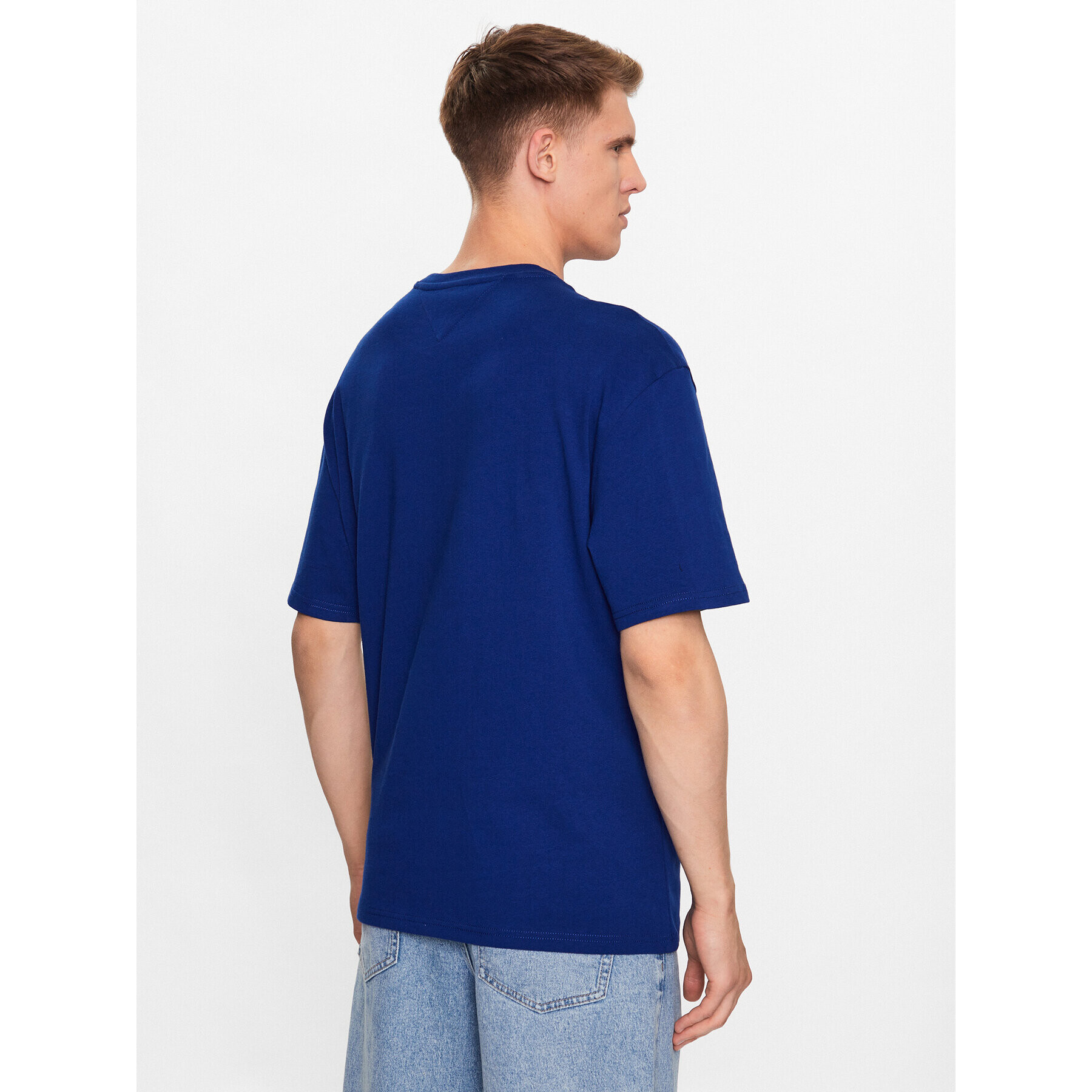 Tommy Jeans Тишърт DM0DM16832 Син Relaxed Fit - Pepit.bg