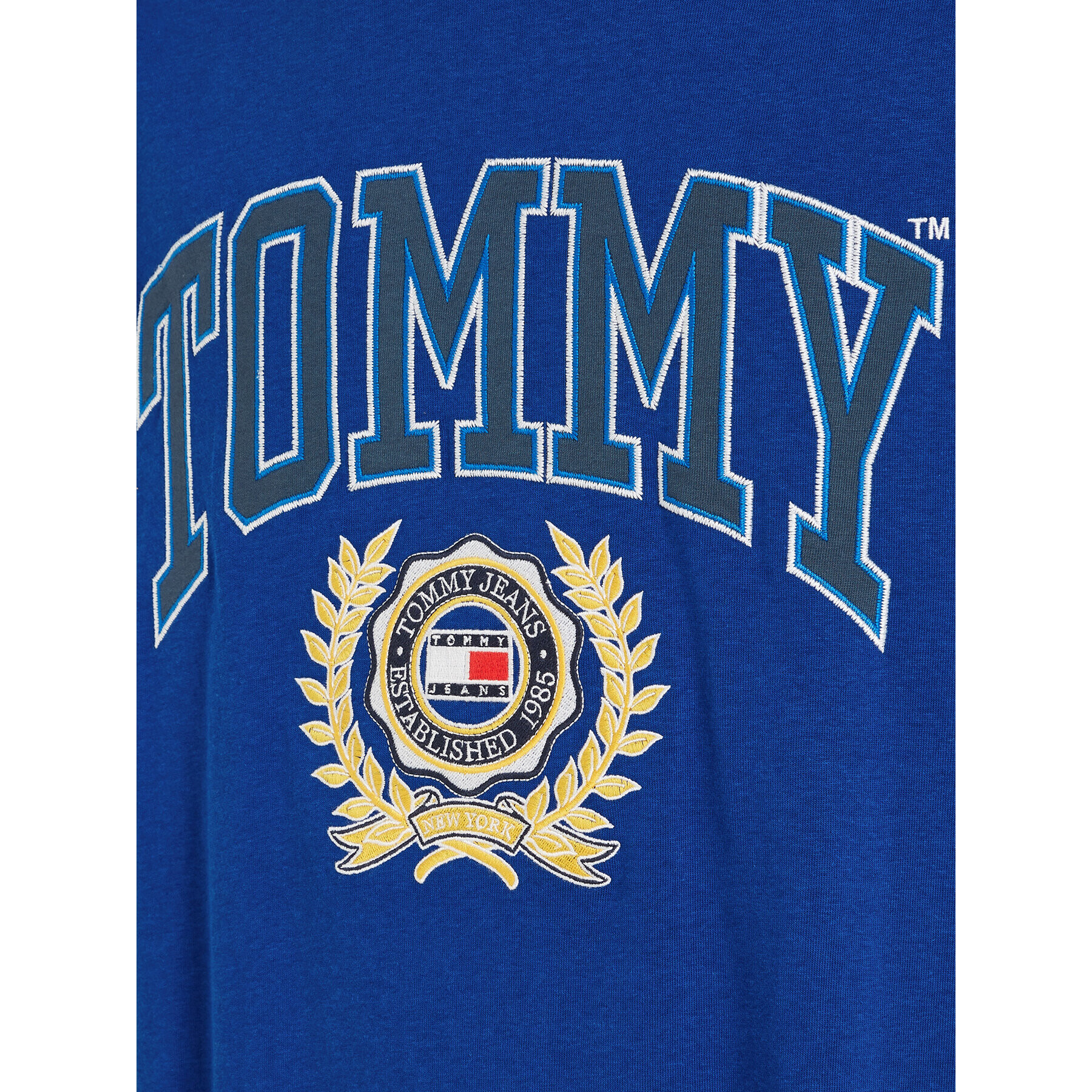 Tommy Jeans Тишърт DM0DM16832 Син Relaxed Fit - Pepit.bg
