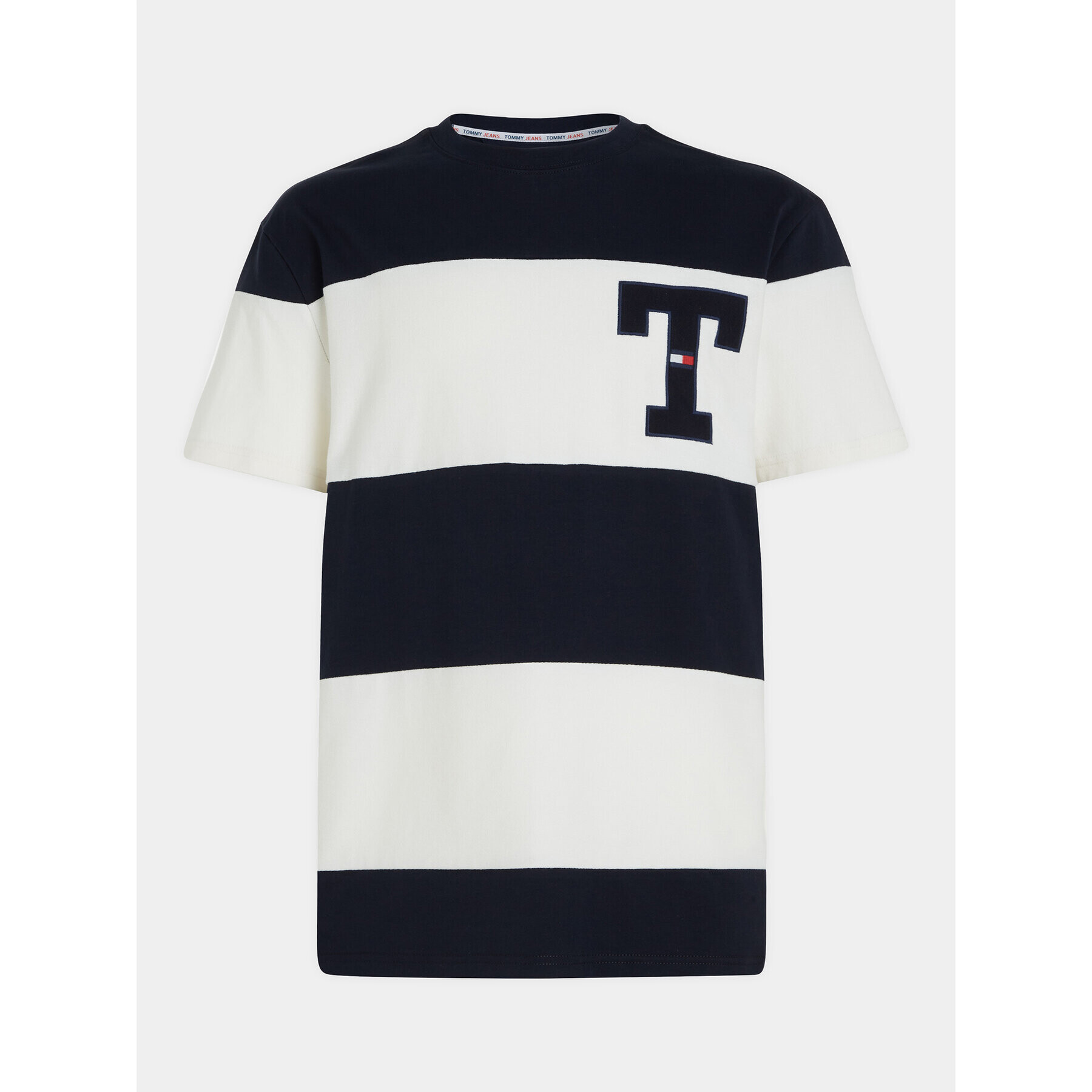 Tommy Jeans Тишърт DM0DM16892 Тъмносин Regular Fit - Pepit.bg