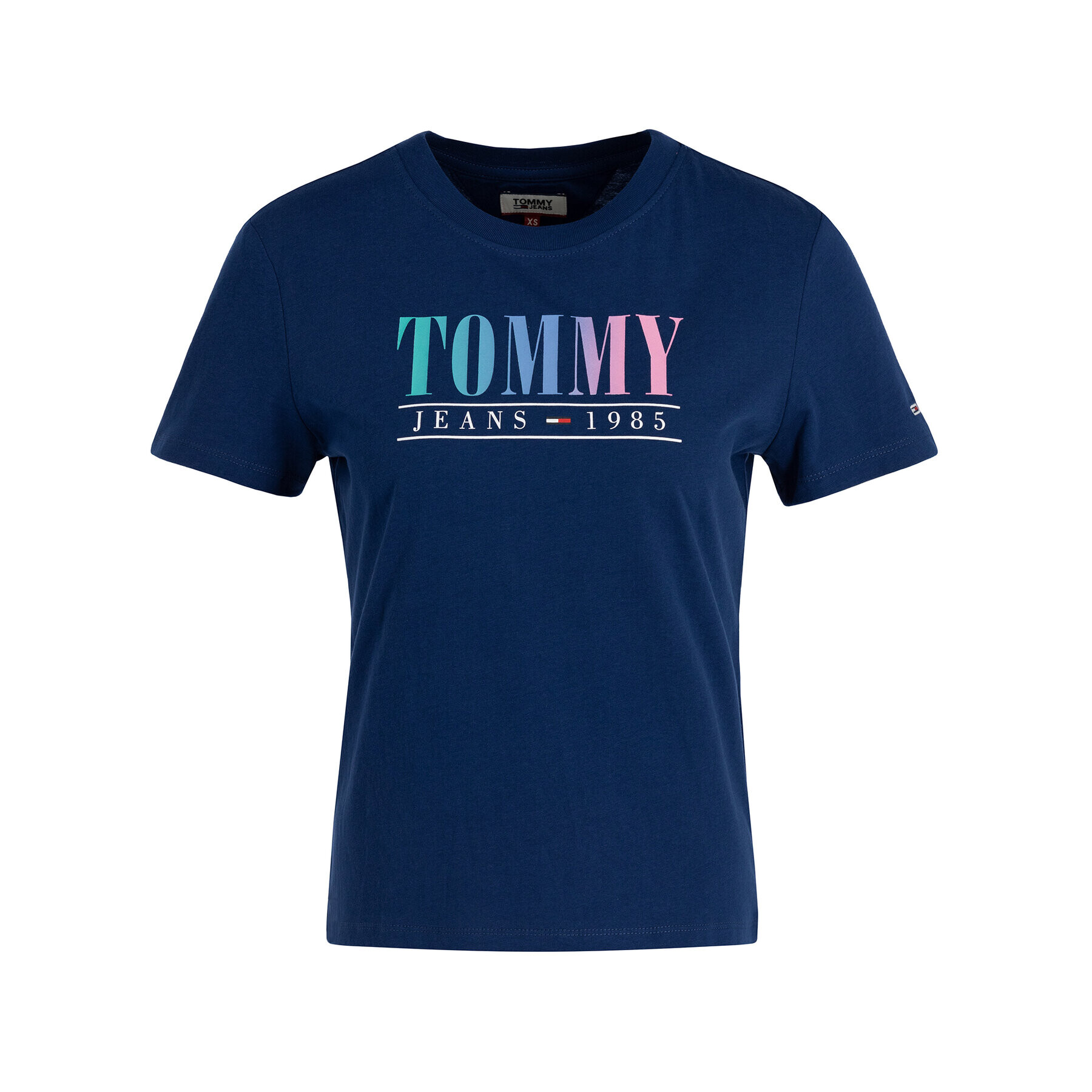 Tommy Jeans Тишърт DW0DW06699 Тъмносин Regular Fit - Pepit.bg