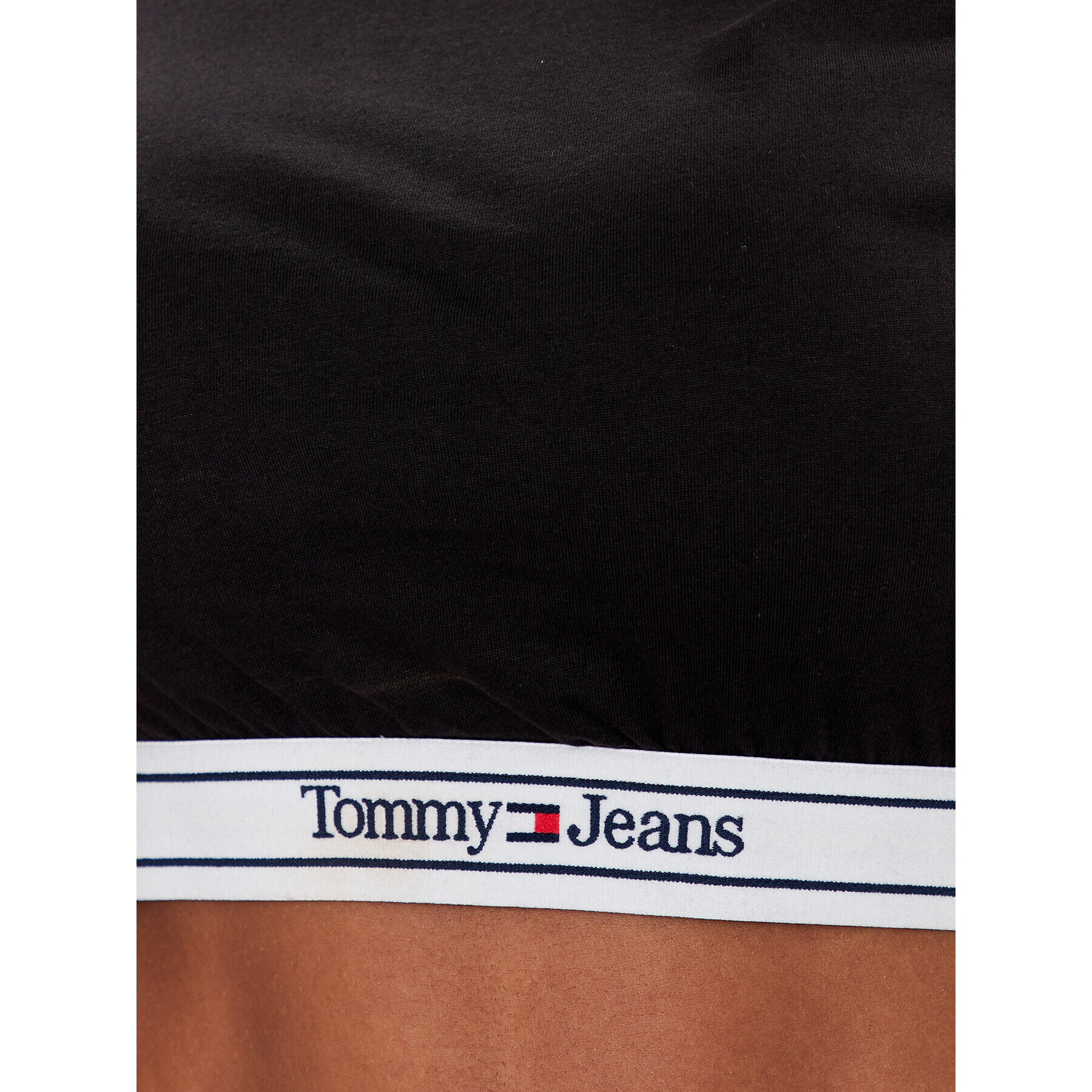 Tommy Jeans Тишърт DW0DW15167 Черен Regular Fit - Pepit.bg